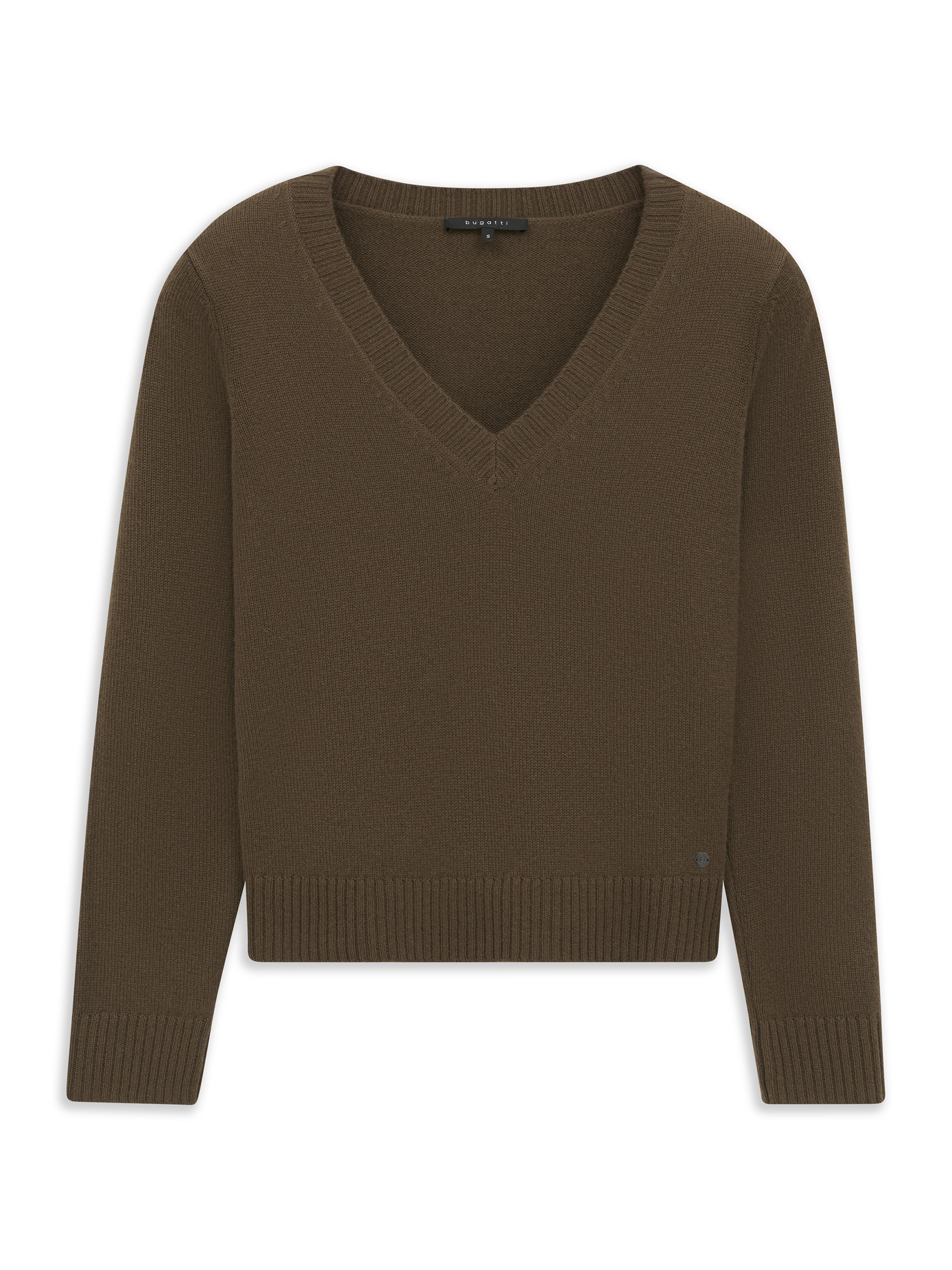 bugatti Pull col V »Regular Fit« cachemire col en V