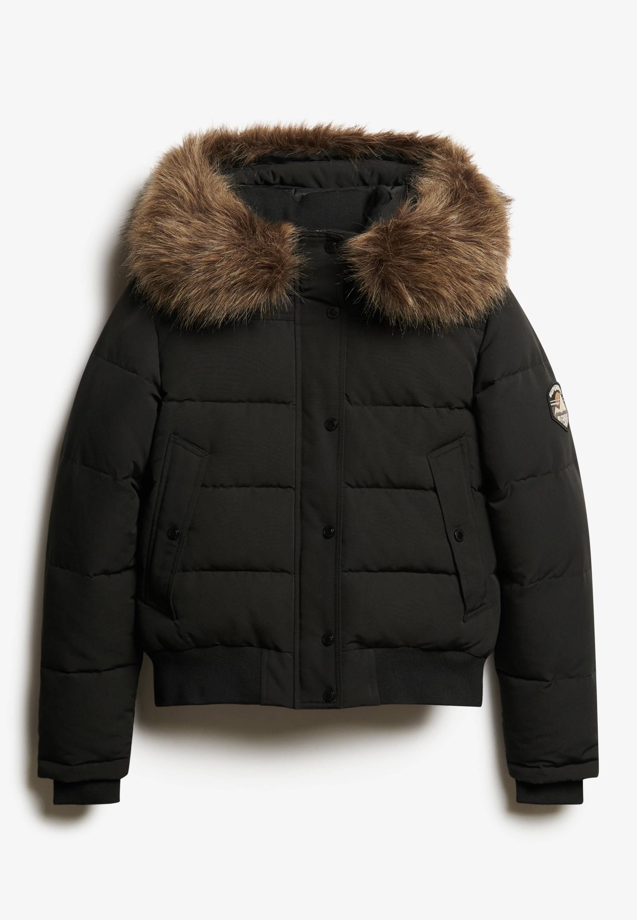 Superdry Steppjacke »EVEREST HOODED BOMBER JKT« mit Kapuze