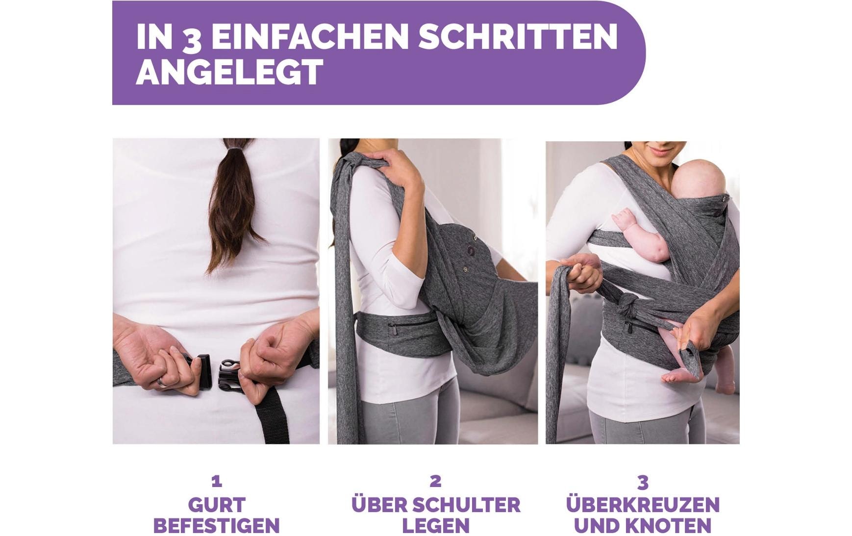   Porte-bébé »Boppy Comfyfit Evolution« bis 15 kilos