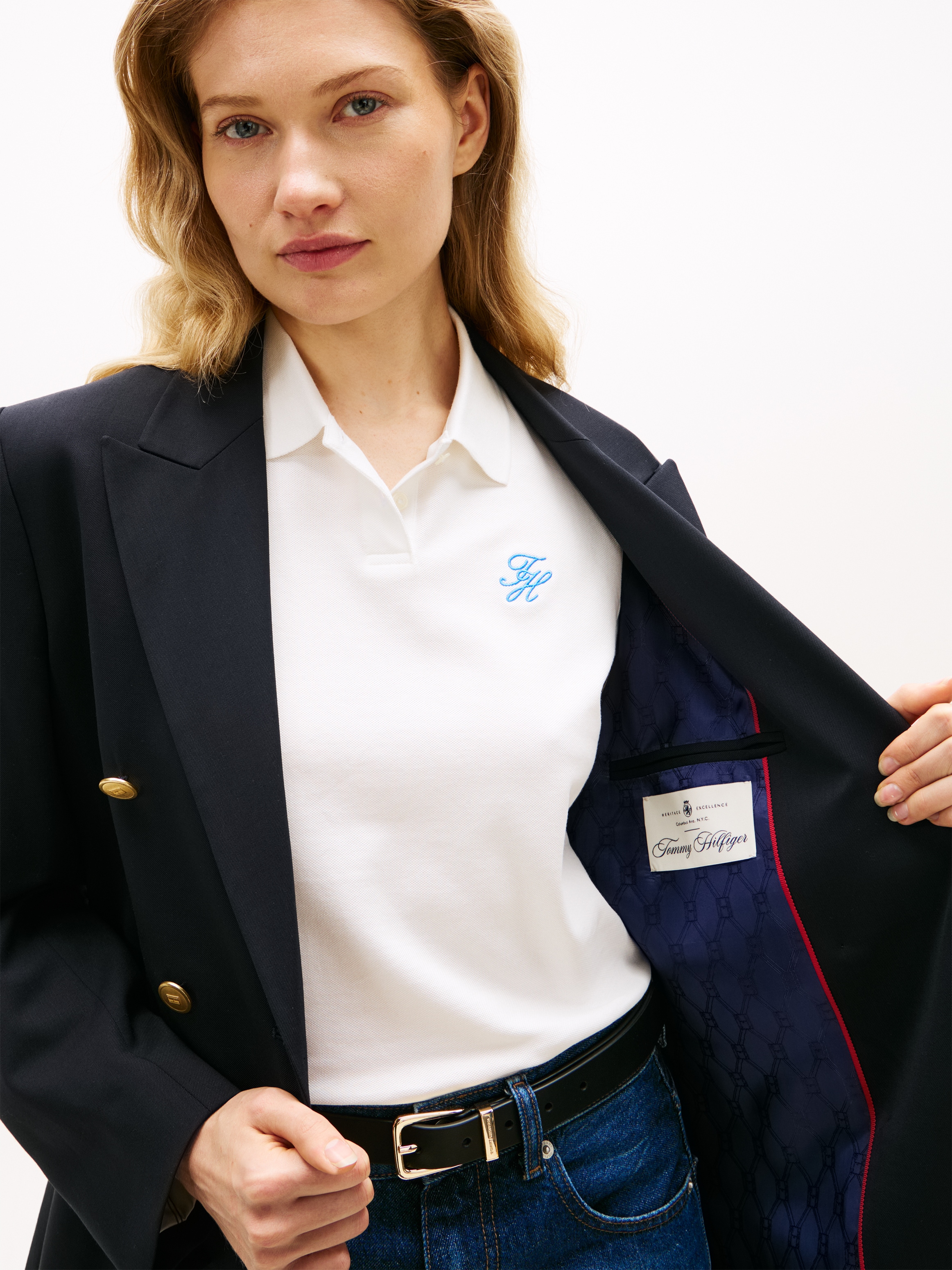 Tommy Hilfiger Blazer court »TIMELESS WOOL DB BLAZER« mit doppelreihiger Knopfleiste