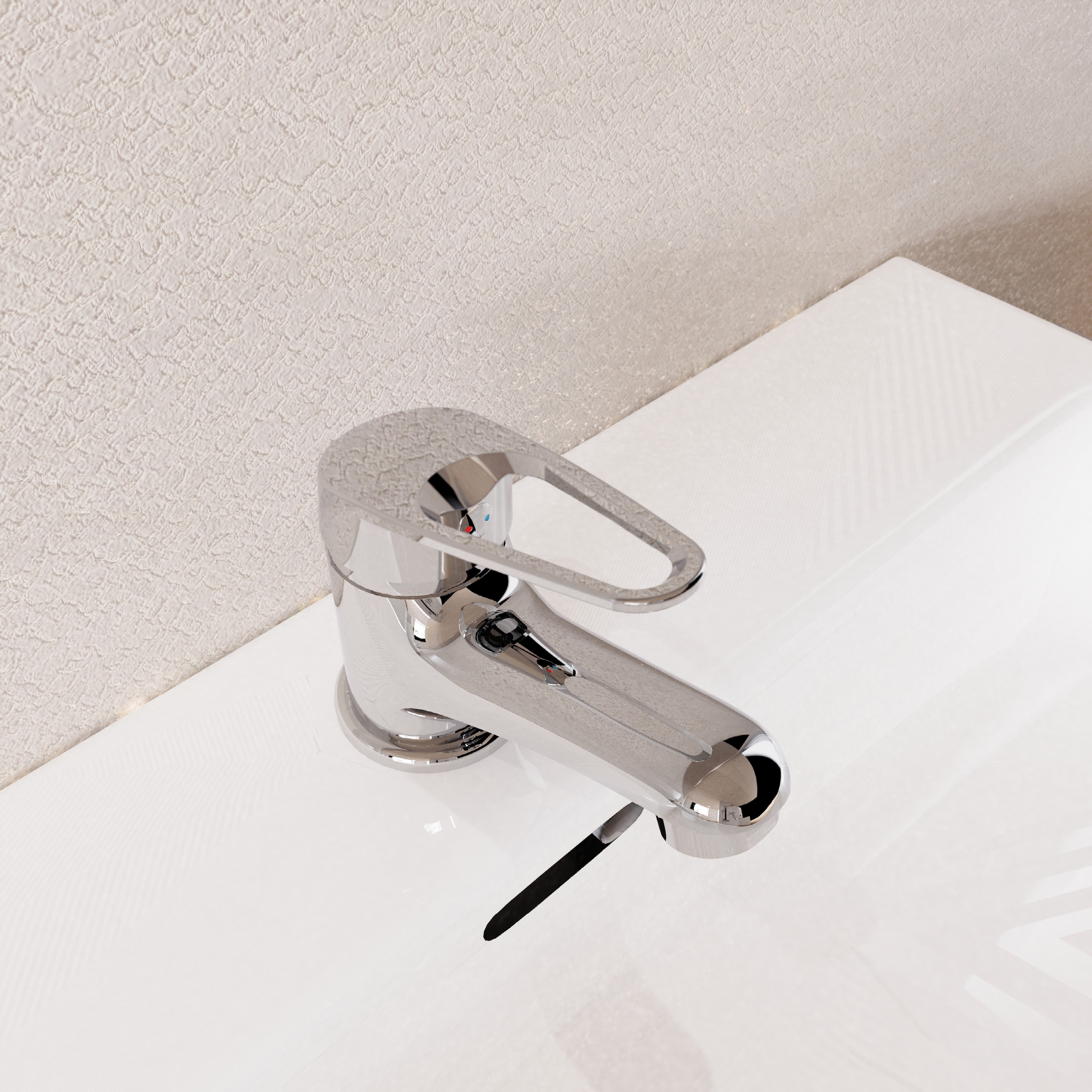 welltime Robinet de lavabo »BARI« Der Platzsparklassiker in frischem Design