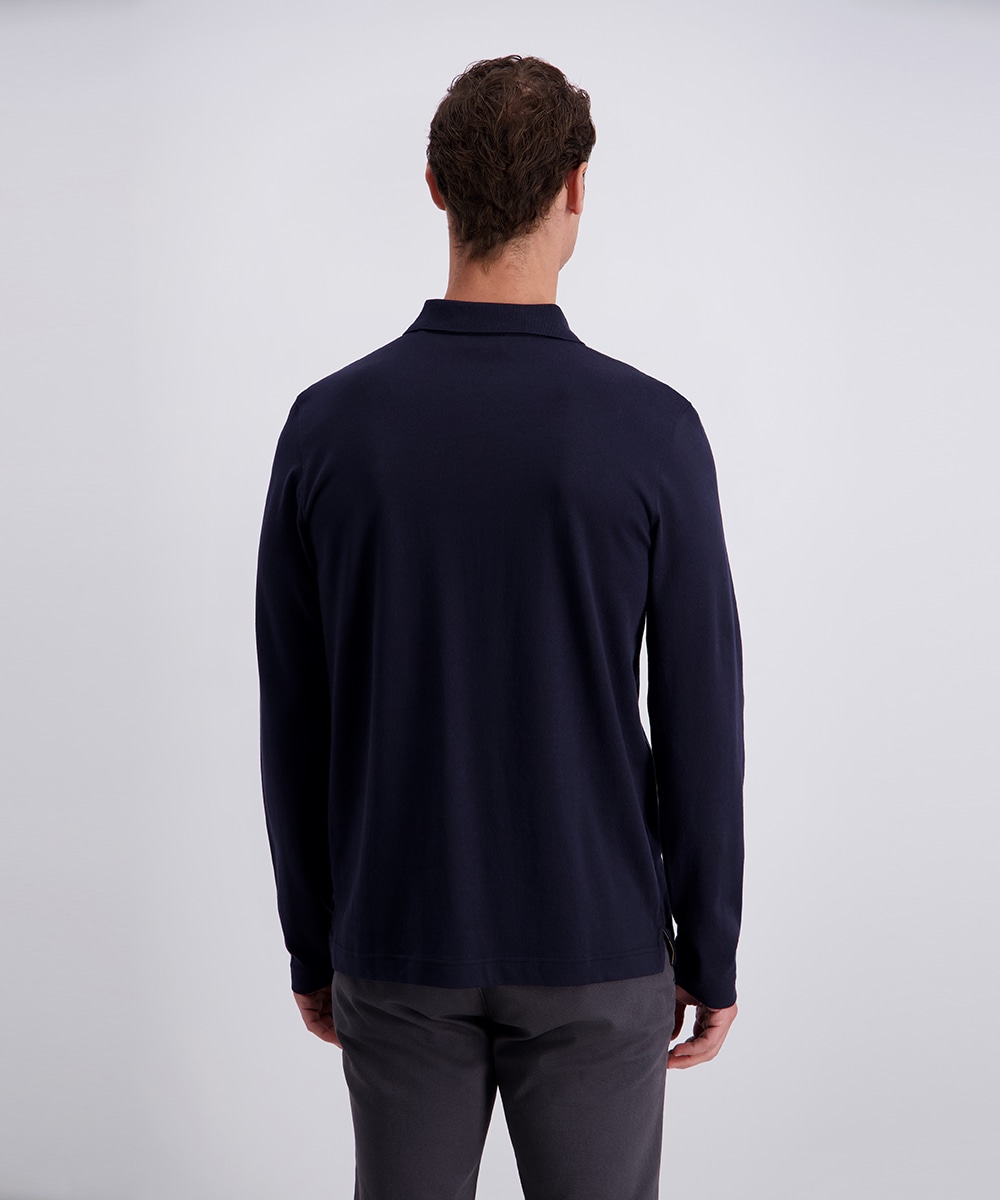 Pierre Cardin Langarm-Poloshirt in 2-Knopf-Form
