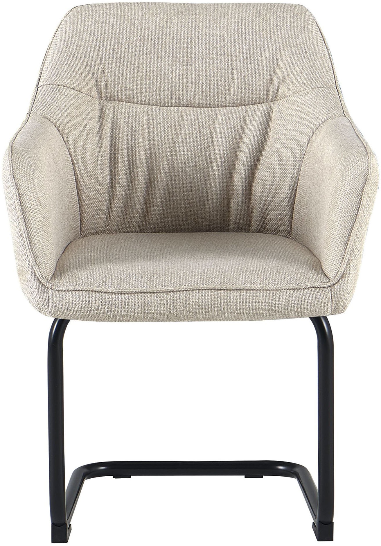 GOODproduct Chaise cantilever »Elba« (Set) 2 cuisgemütlicher Stuhl / Sessel, 180 Grad drehbar, Auto Return, Webstoff