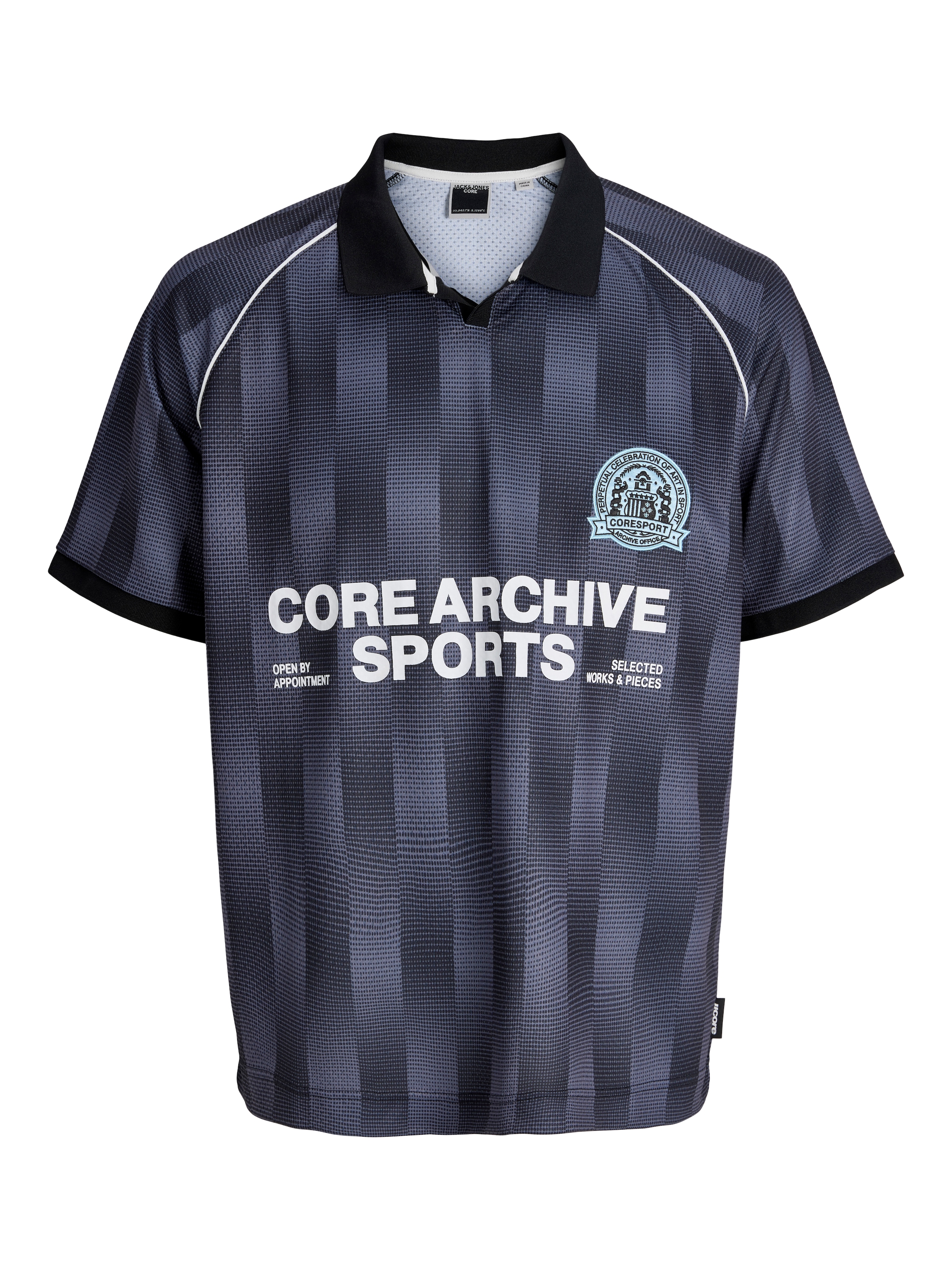 Jack & Jones Junior T-Shirt »JCOBREEZE FOOTBALL AOP MESH TEE SS JNR«