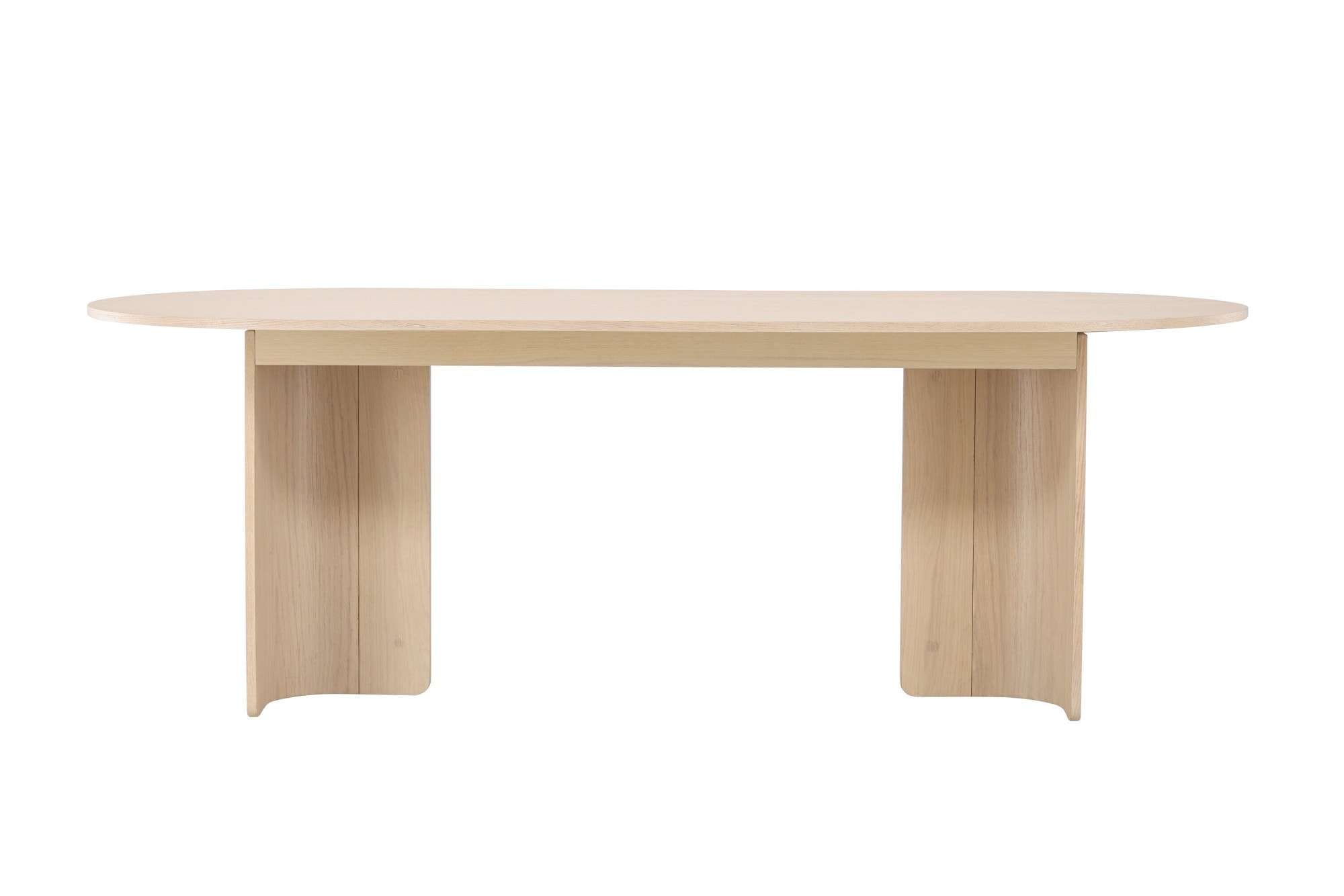Venture Home Table de salle à manger »Tyresö, rechteckiger Esstisch 220 × 100 cm in Whitewash, geräumig« table de salle à manger, MDF, claire, facile d'entretien