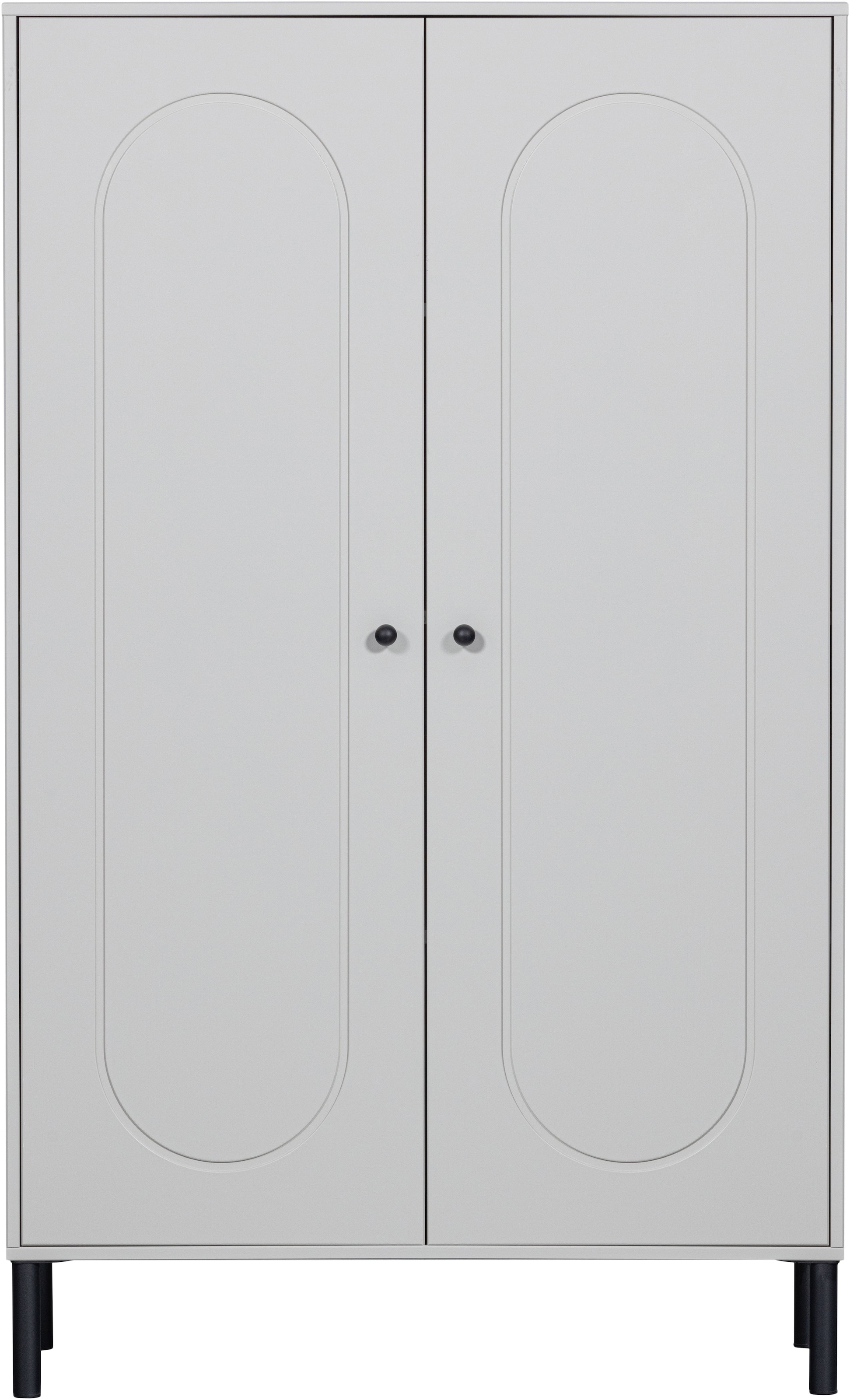 WOOOD Highboard »Xina mit FSC® Massivkiefer und sichtbare Maserung 90 x 40 x 149 cm« Tragkraft 10 kg pro Einlegeboden, einfach zu montieren