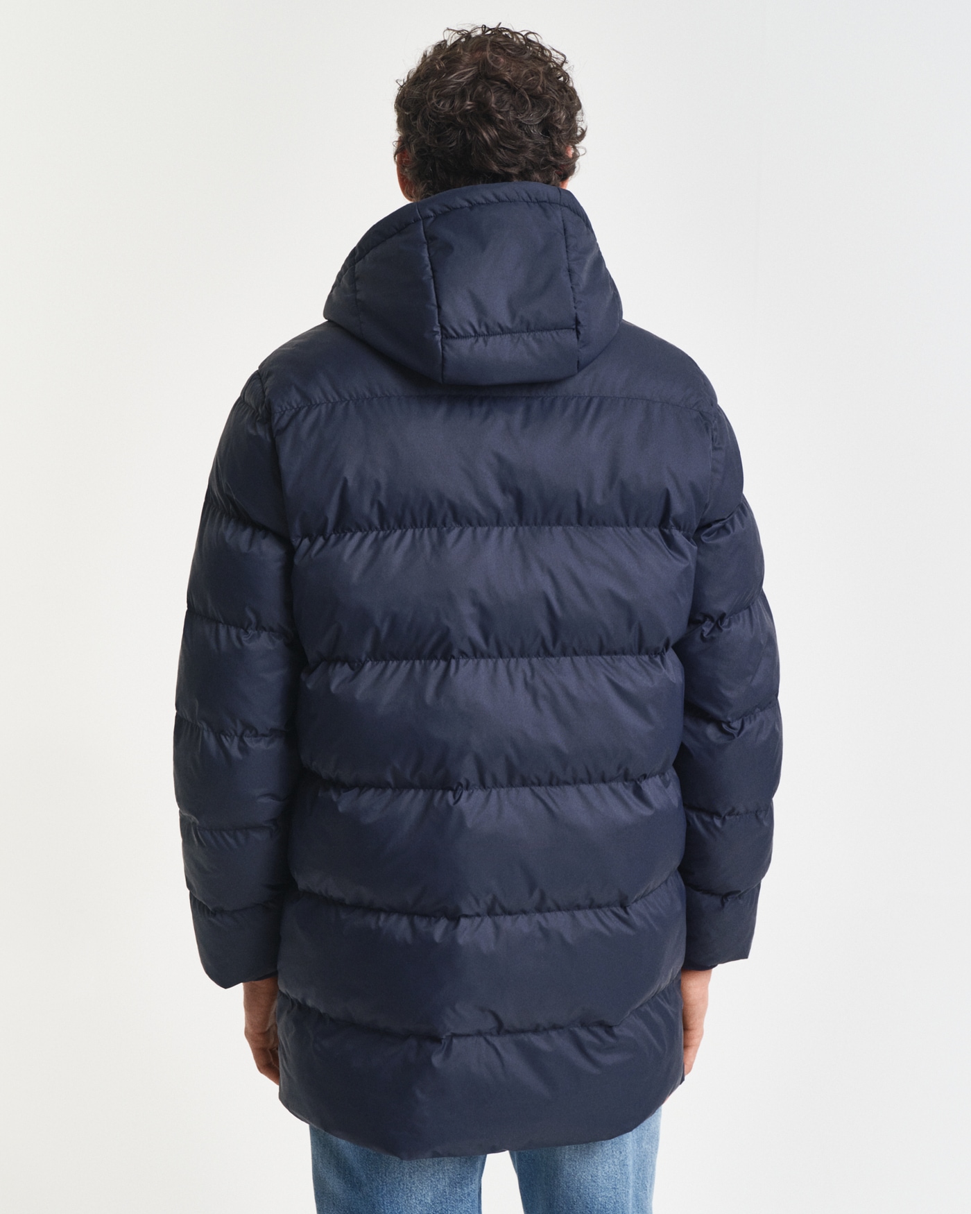 Gant Steppmantel »ACTIVE CLOUD MID LENGTH« Puffermantel, regular fit, abnehmabre Kapuze, 2-Wege-Reissverschluss