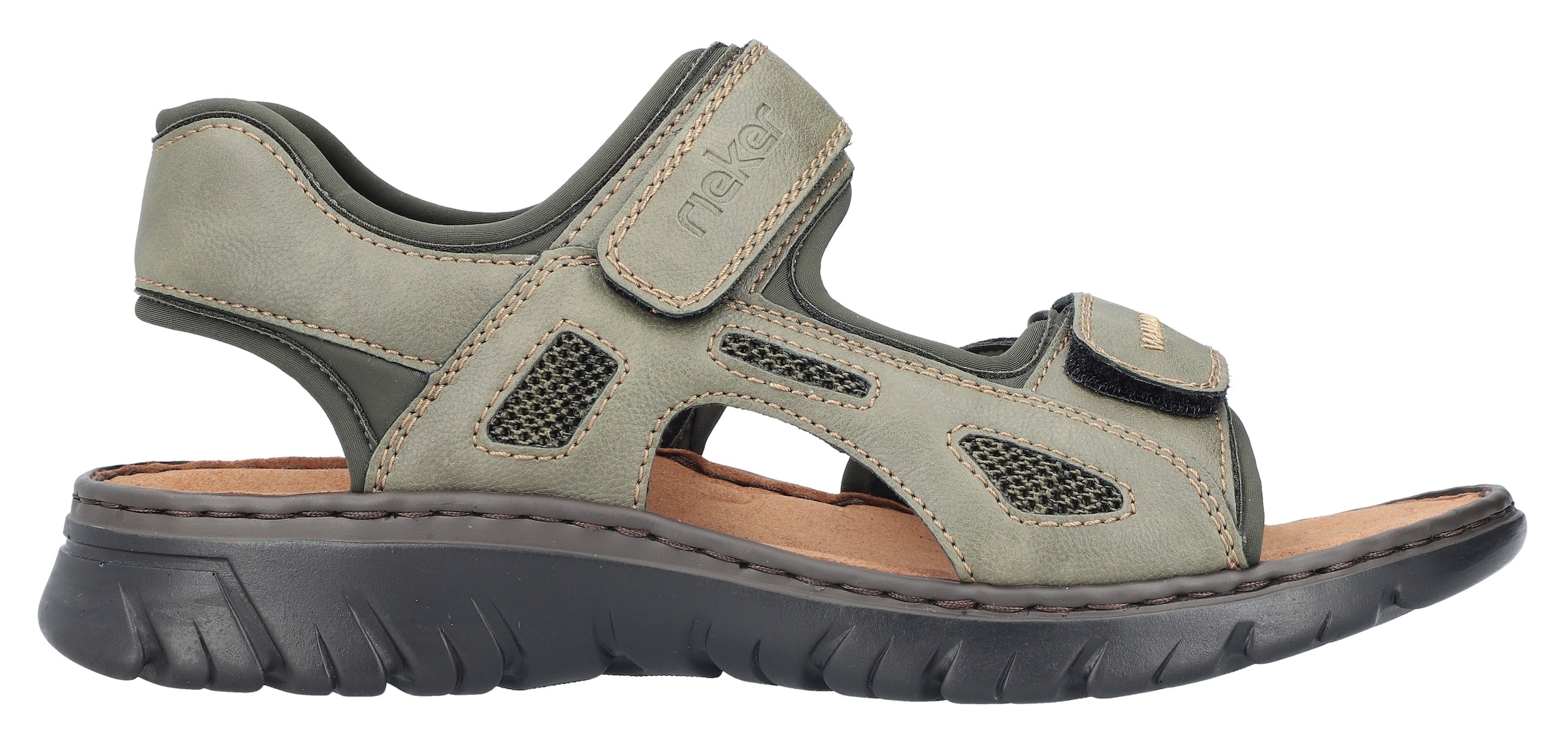 Rieker Sandale  Sommerschuh, Klettschuh, Outdoorsandale, in Trekking-Optik