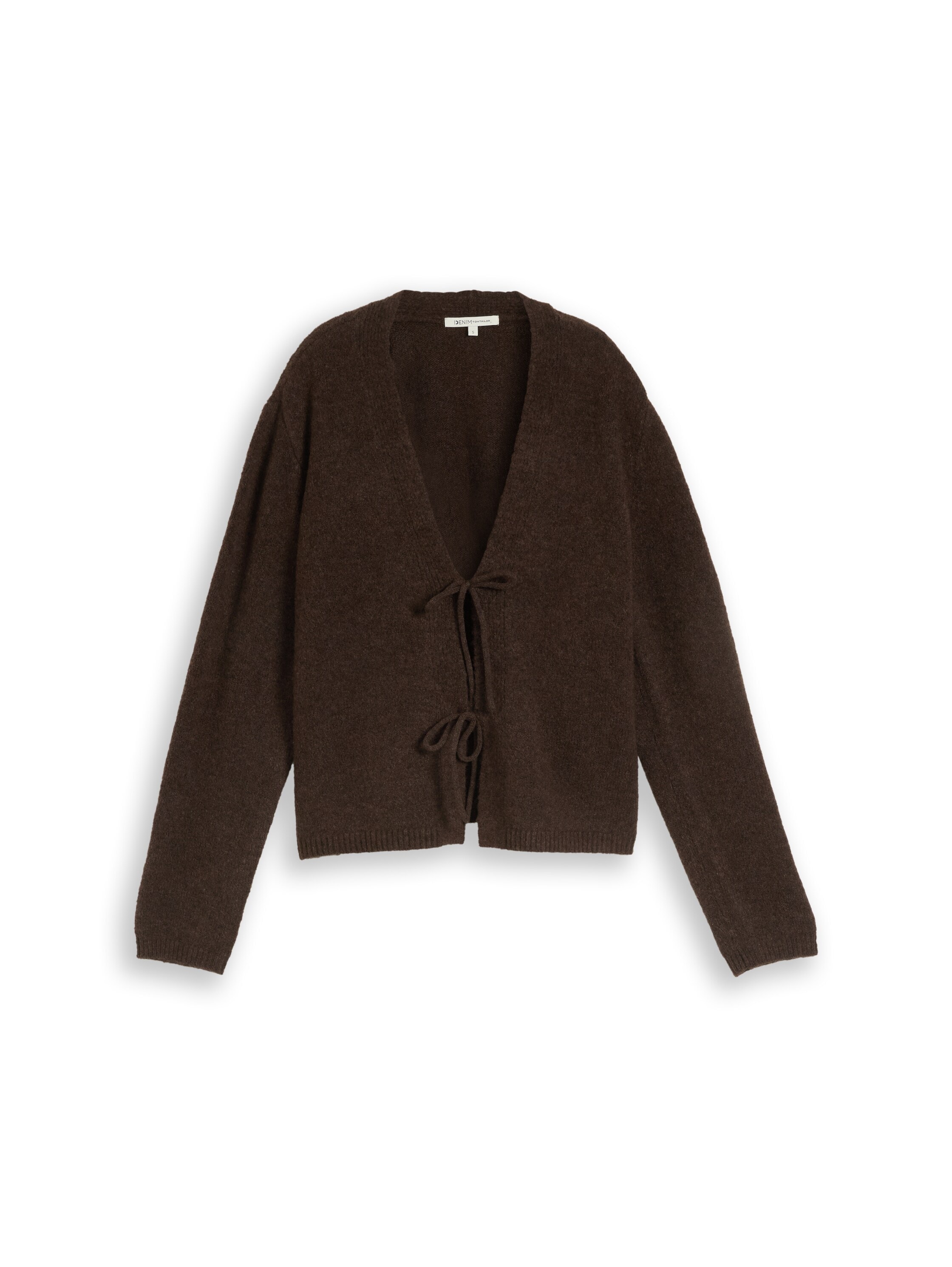 TOM TAILOR Denim Cardigan mit Schleifen