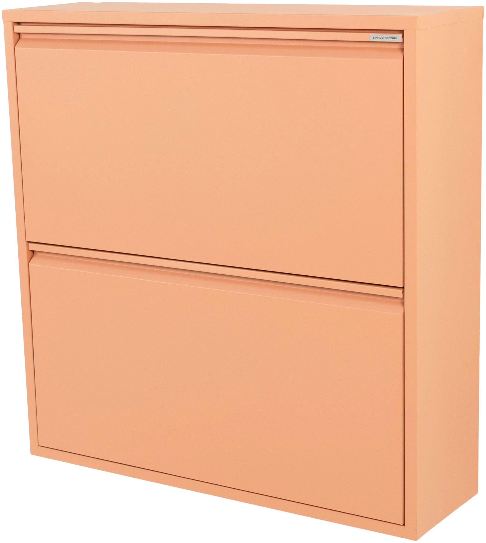 Spinder Design Armoire à chaussures »Billi Schuhklapper« Métal, largeur 75 cm, hauteur 77,5 cm, 2 volets