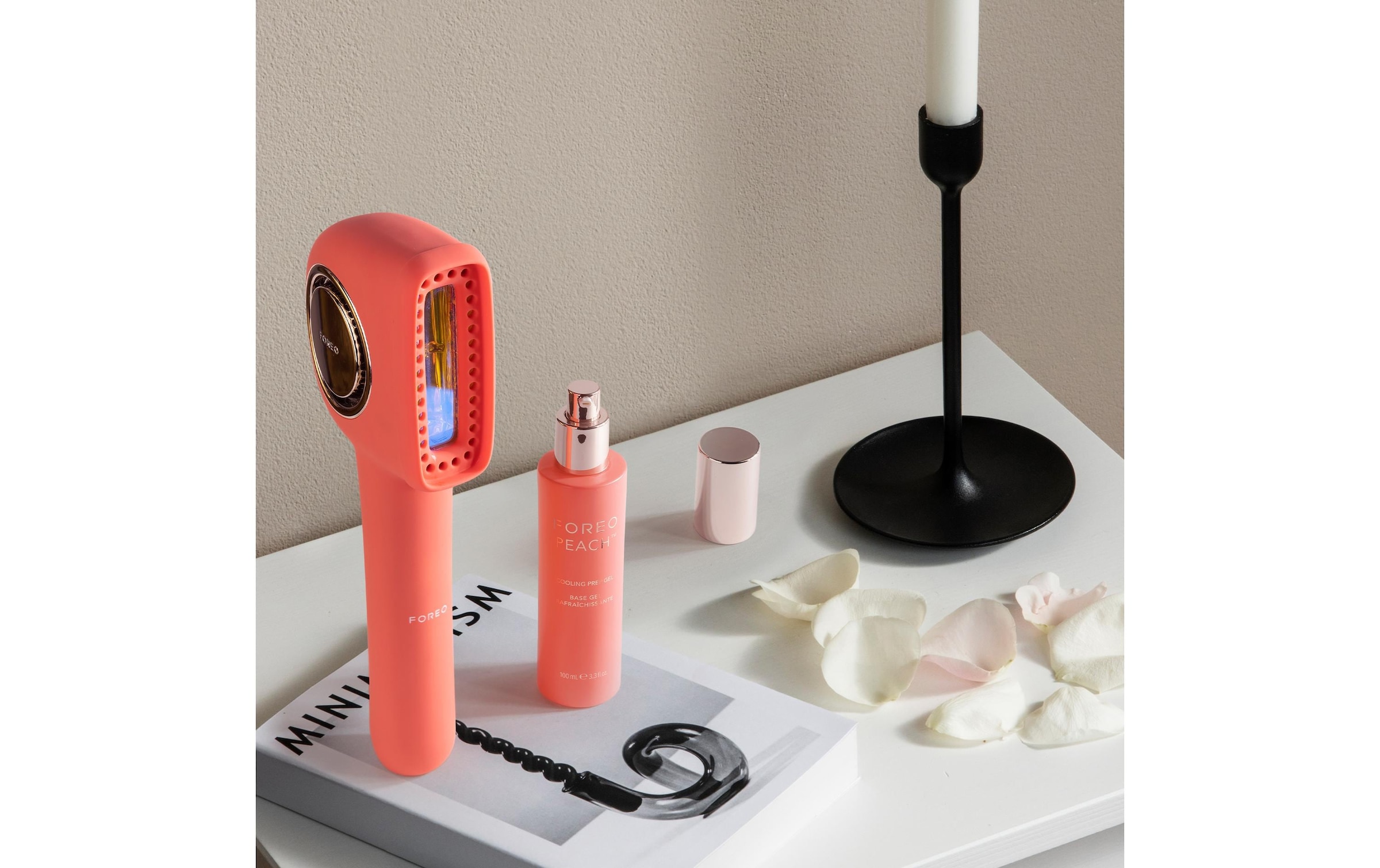 FOREO Épilateur IPL »PEACH 2 Pro Max« 500000 Lichtimpulse Professionelles IPL-Haarentfernungsgerät mit 360-Grad-Kühlsystem