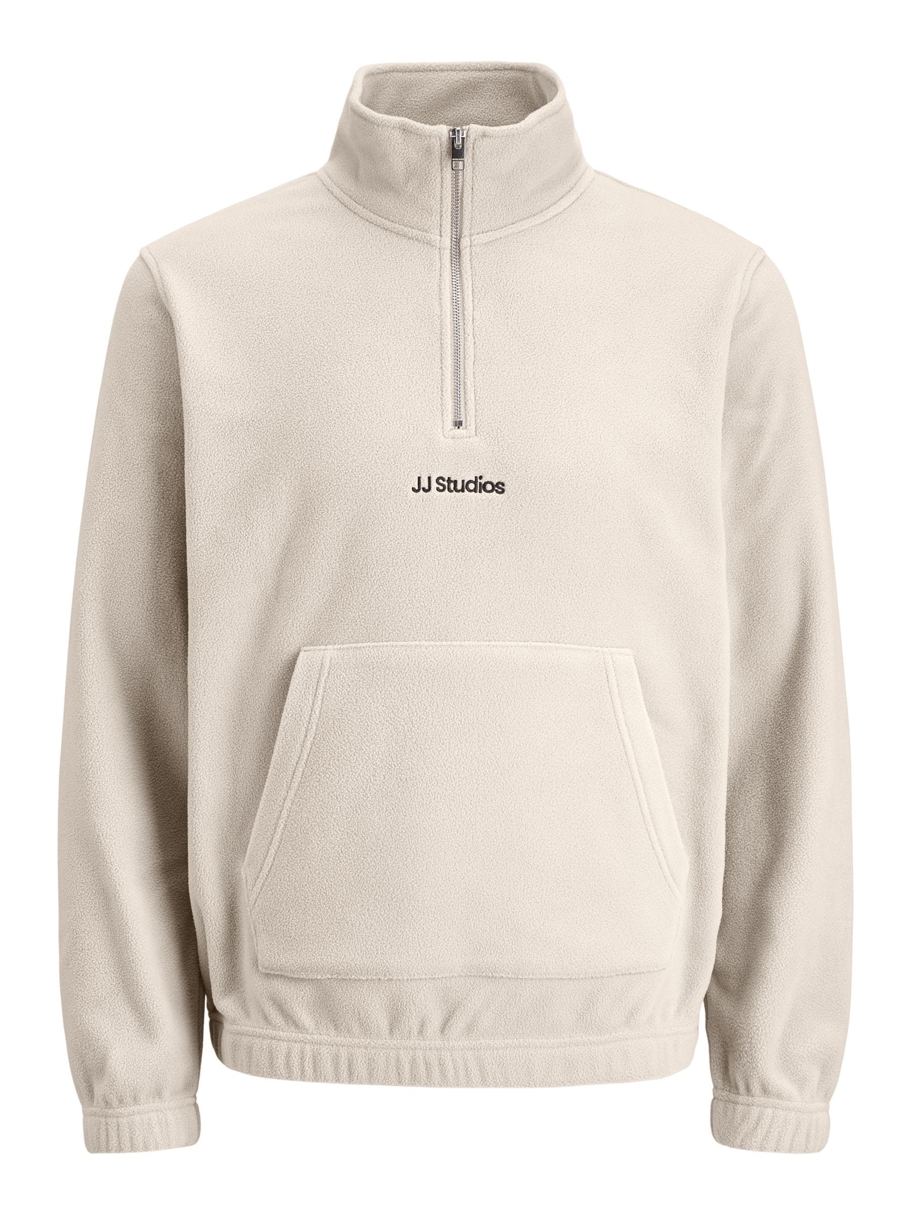 Jack & Jones Fleecepullover »JJSOHO HALFZIP FLEECE«, Kunstfaser, relaxed fit
