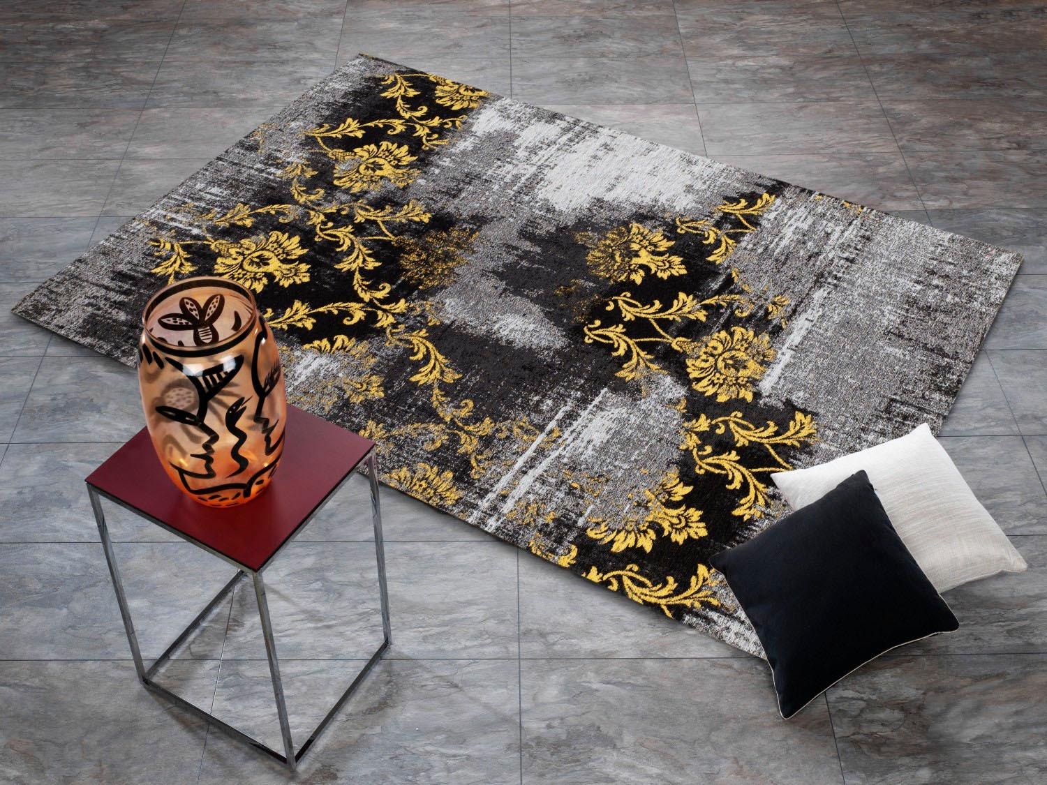OCI DIE TEPPICHMARKE Tapis »Diana Melody« Rectangulaire 5 mm Höhe Flachgewebe, Baumwollanteil, Kurzflor, Wohnzimmer