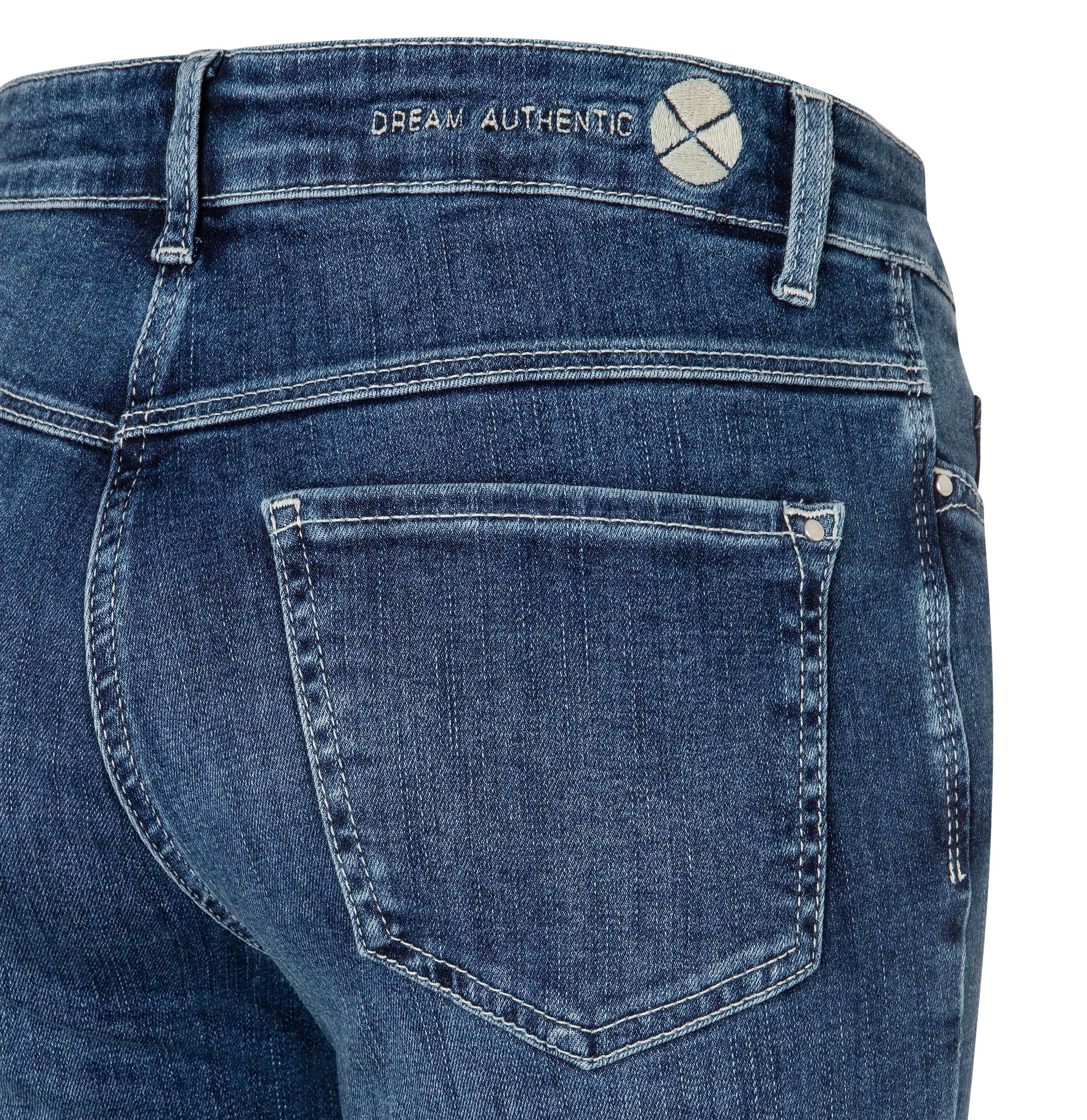 MAC Jeans 7/8 »DREAM cropped auth.« Innovativer Hyperstretch Denim mit figurformendem Shaping-Effekt