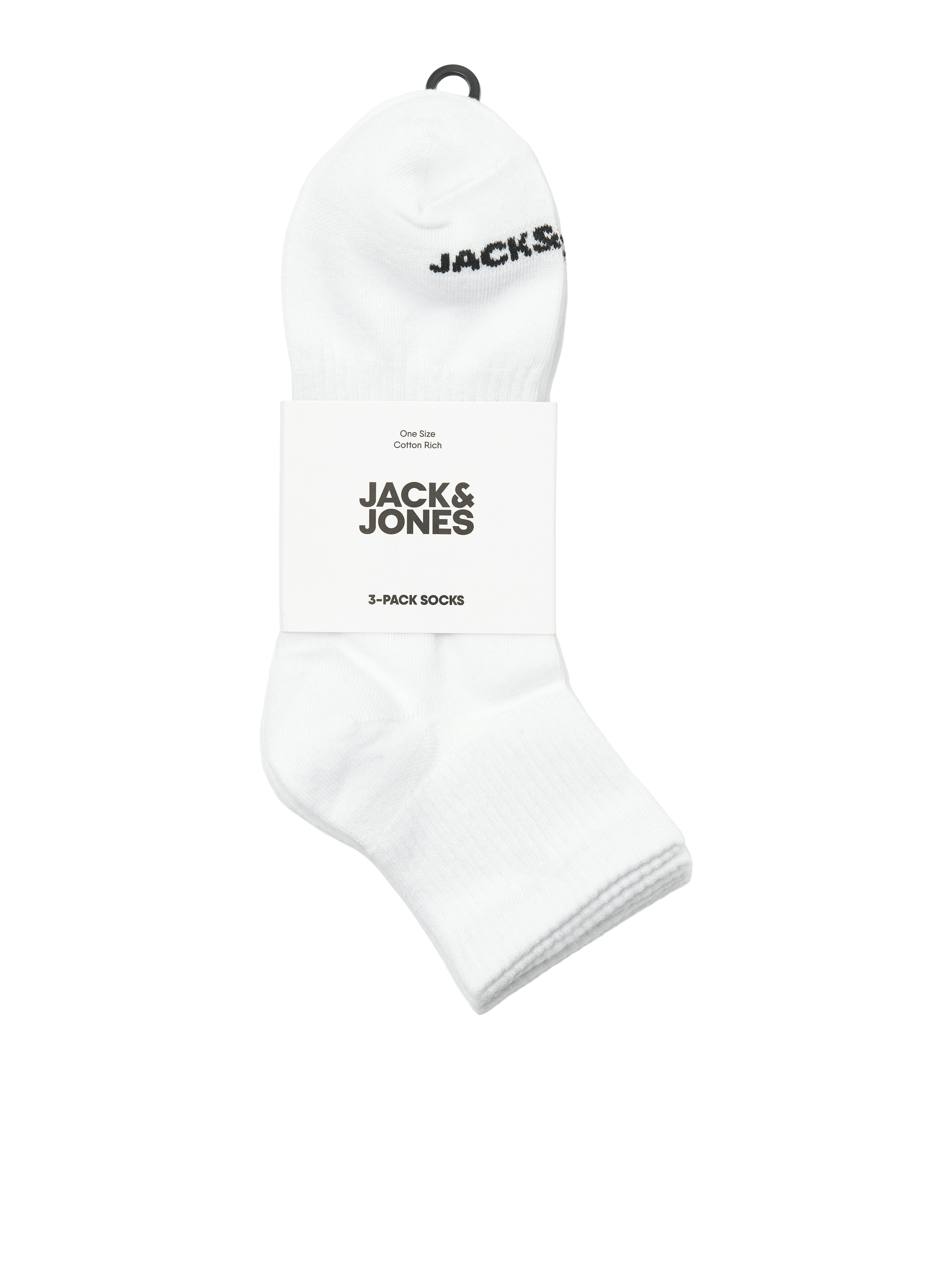 Jack & Jones Chaussettes de loisirs »JACLUCA SHORT TENNIS SOCKS 3 PACK NOOS« Paquet, 3 Couple tlg.
