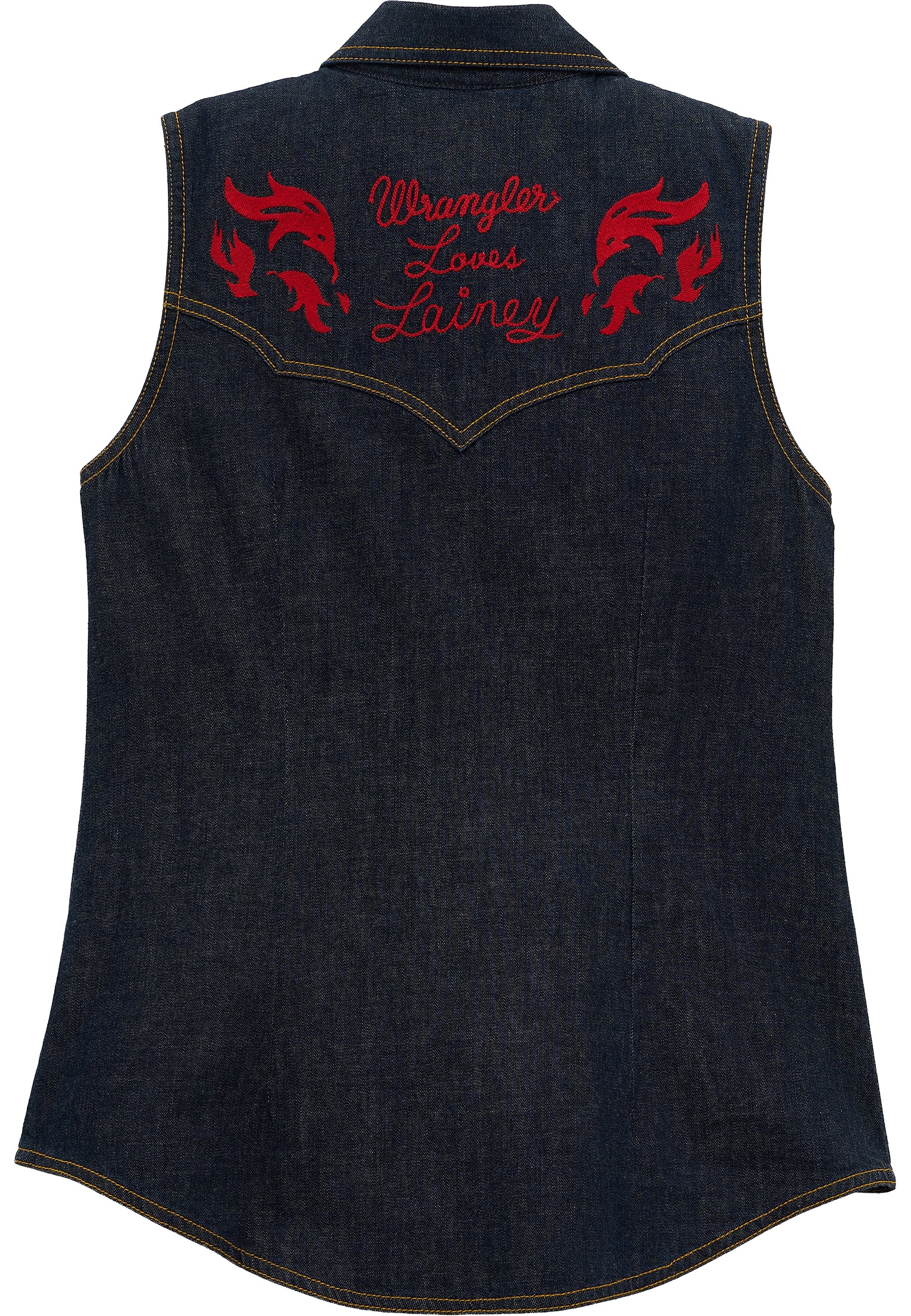 Wrangler Blouse en jean »WRANGLER Jeanshemd Sleeveless«