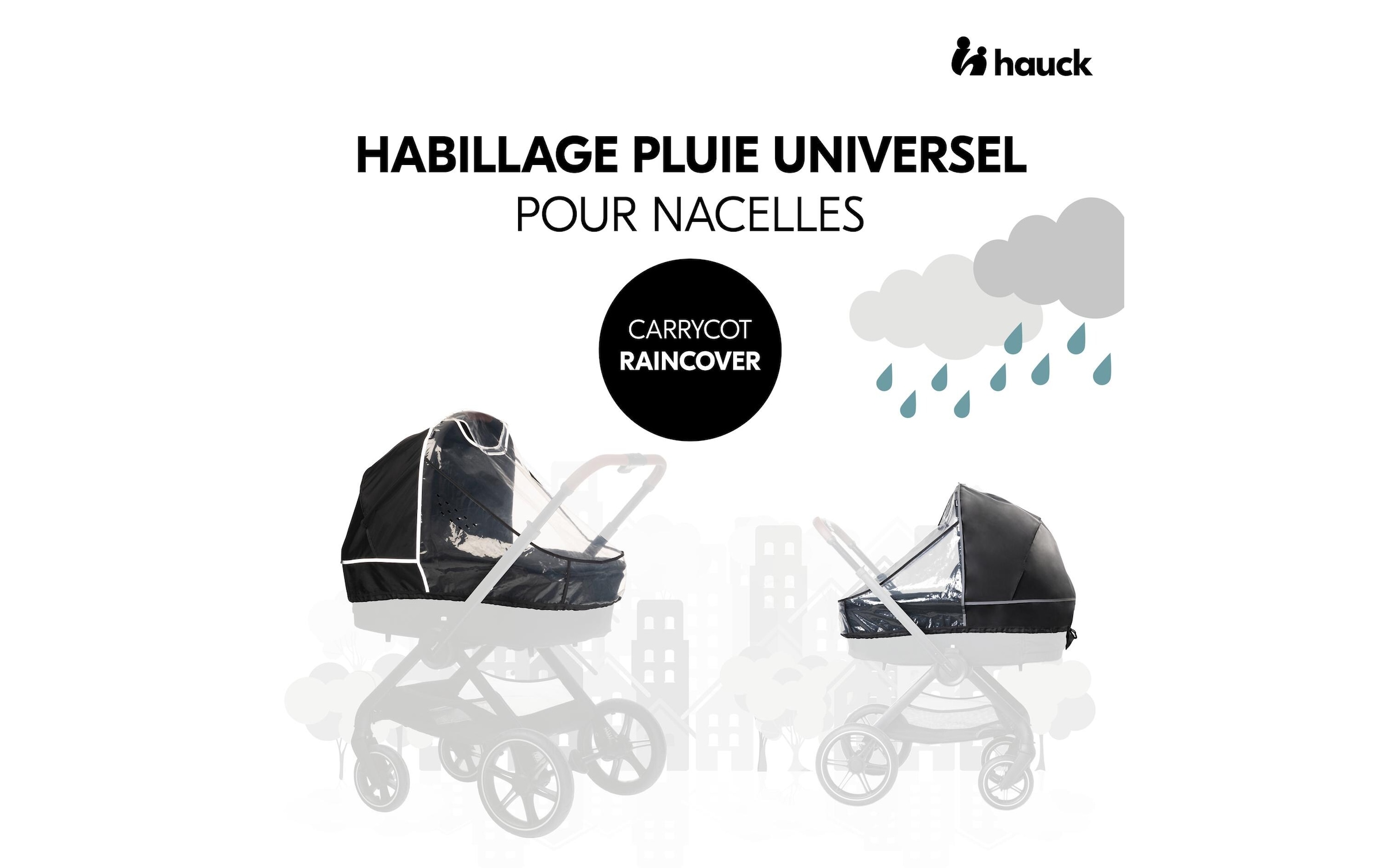 Hauck Kinderwagen-Regenschutzhülle »Carrycot Raincover«