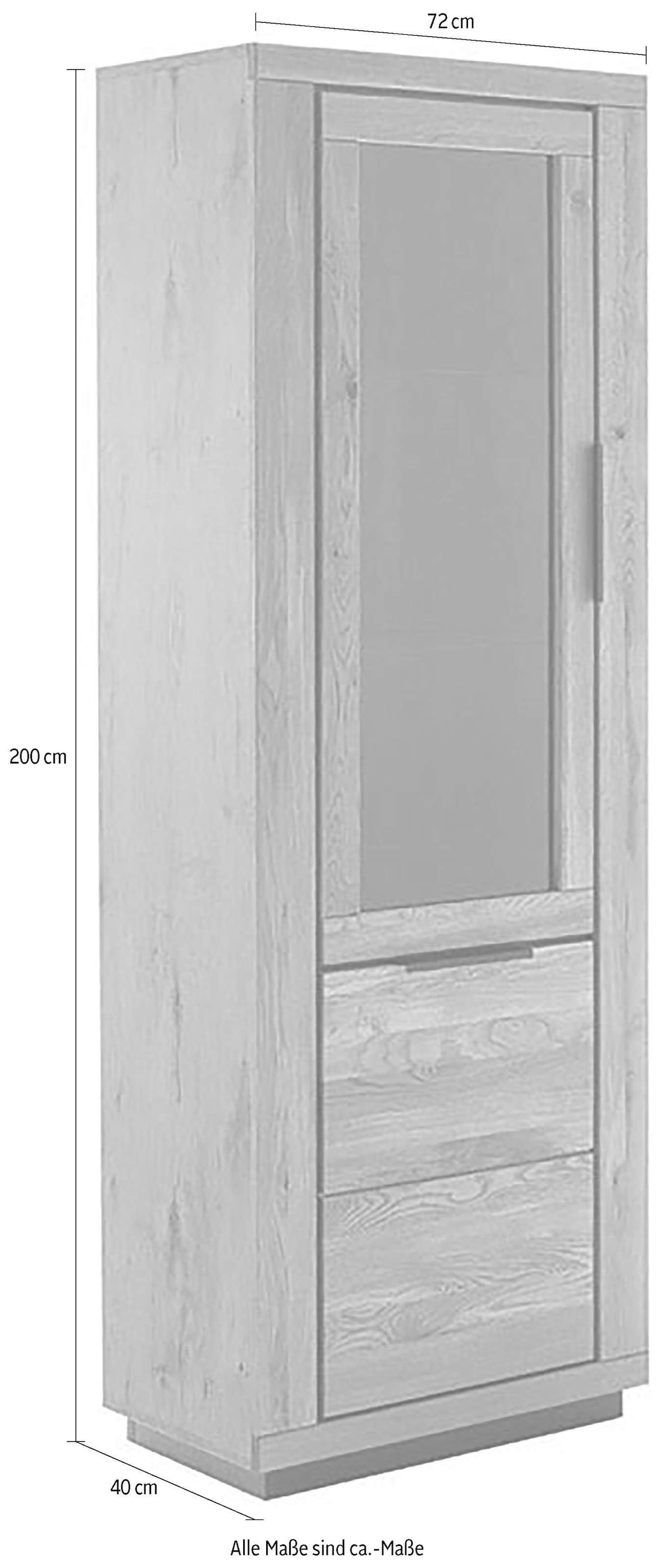 MCA living Vitrine »GRENO Vitrine Links/Rechts« 1 Stk. tlg. universell rechts oder links