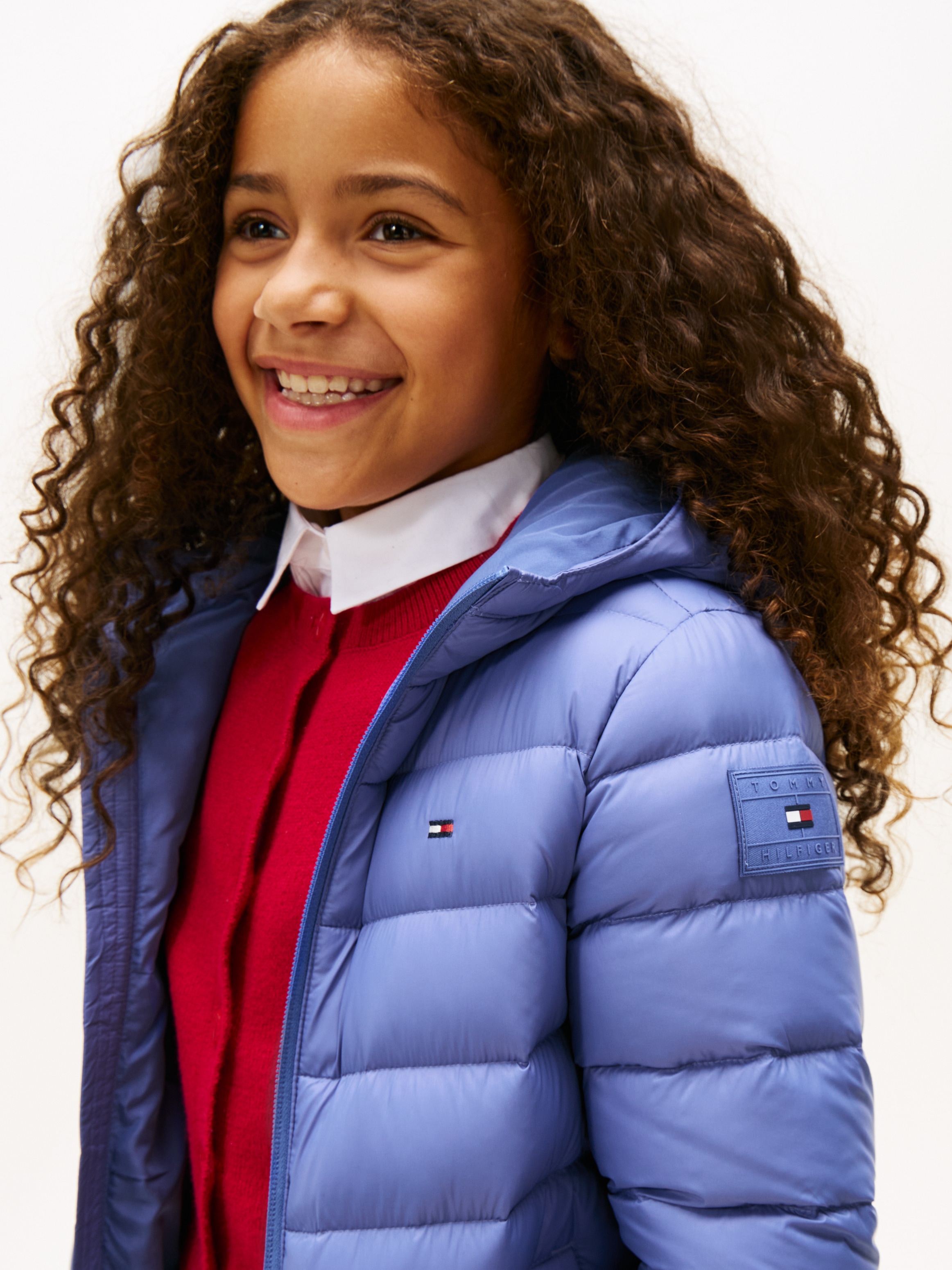 Tommy Hilfiger Veste matelassée »U LIGHT DOWN HOODED JACKET« mit Kapuze Kinder bis 16 Jahre