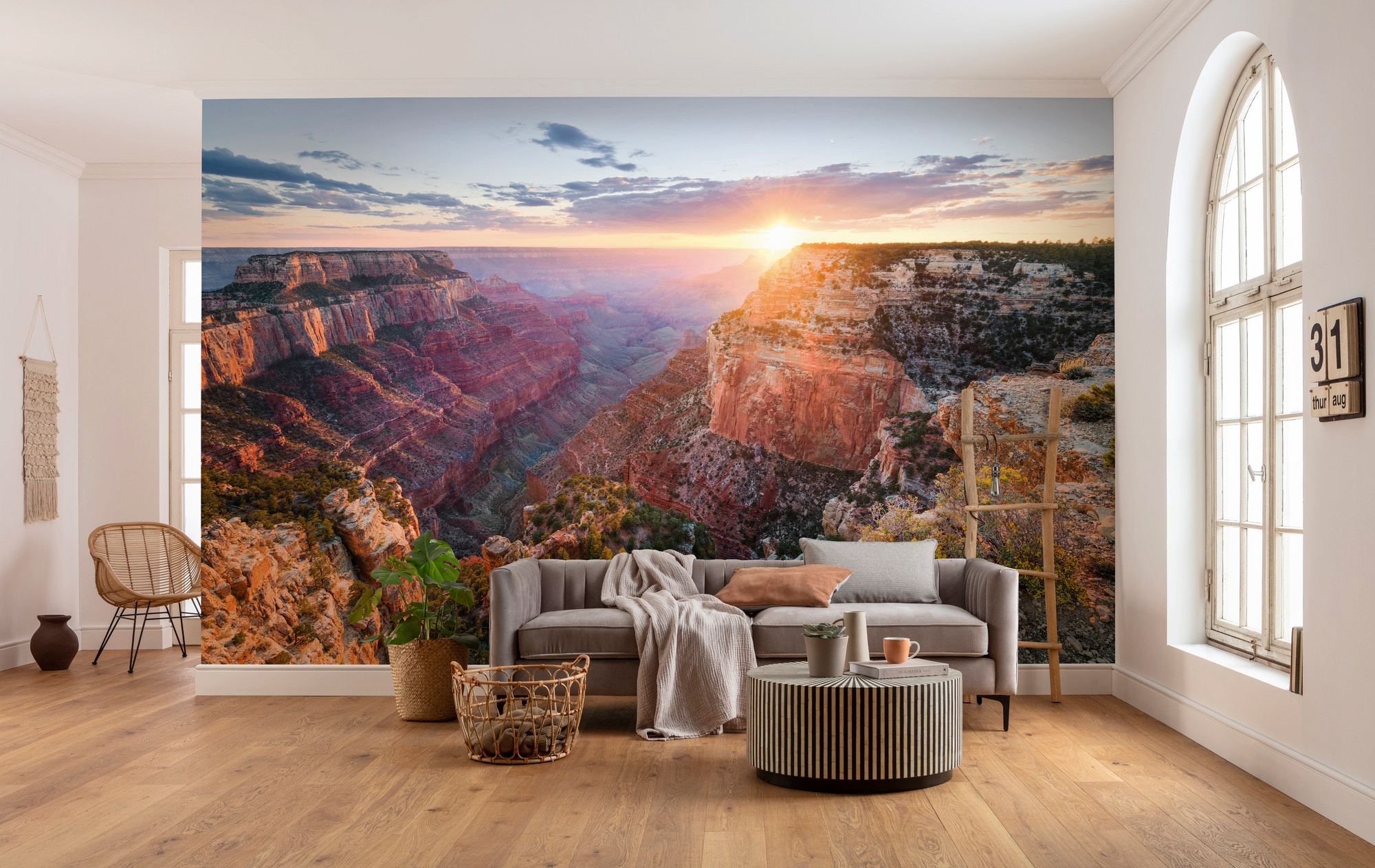 Komar Papier peint intissé »Digitaldruck Vlies -  Imperial View - Grösse 450 x 280 cm« imprimé lisse salon, chambre à coucher
