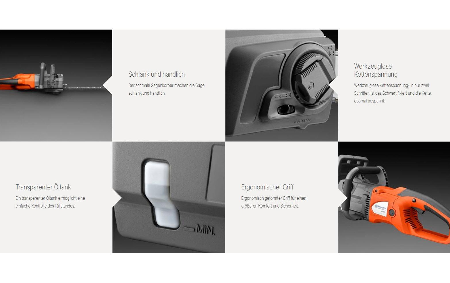 Husqvarna Tronçonneuse électrique »420 EL«