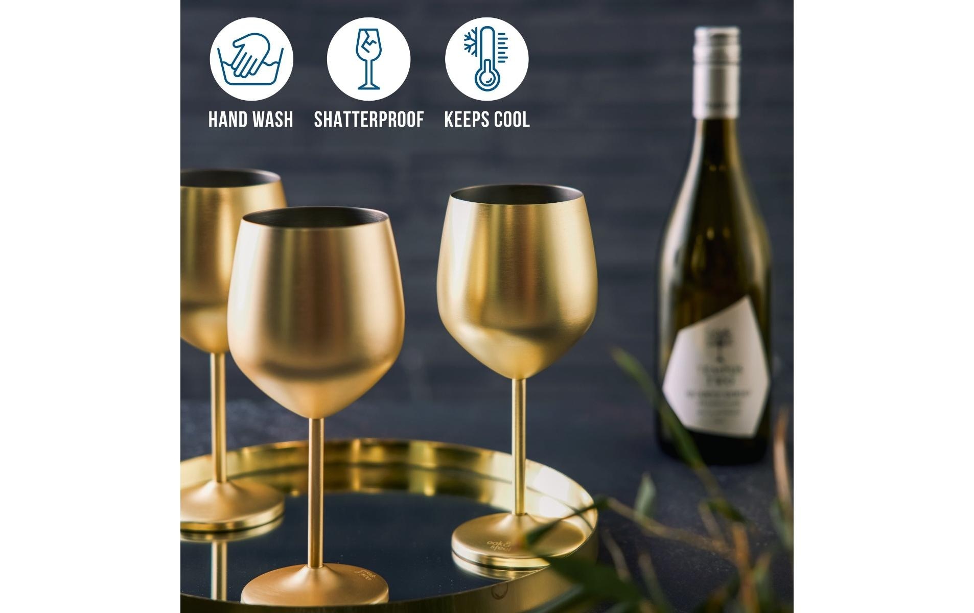   Weinglas »Oak & Steel 500 ml, 4 Stück«