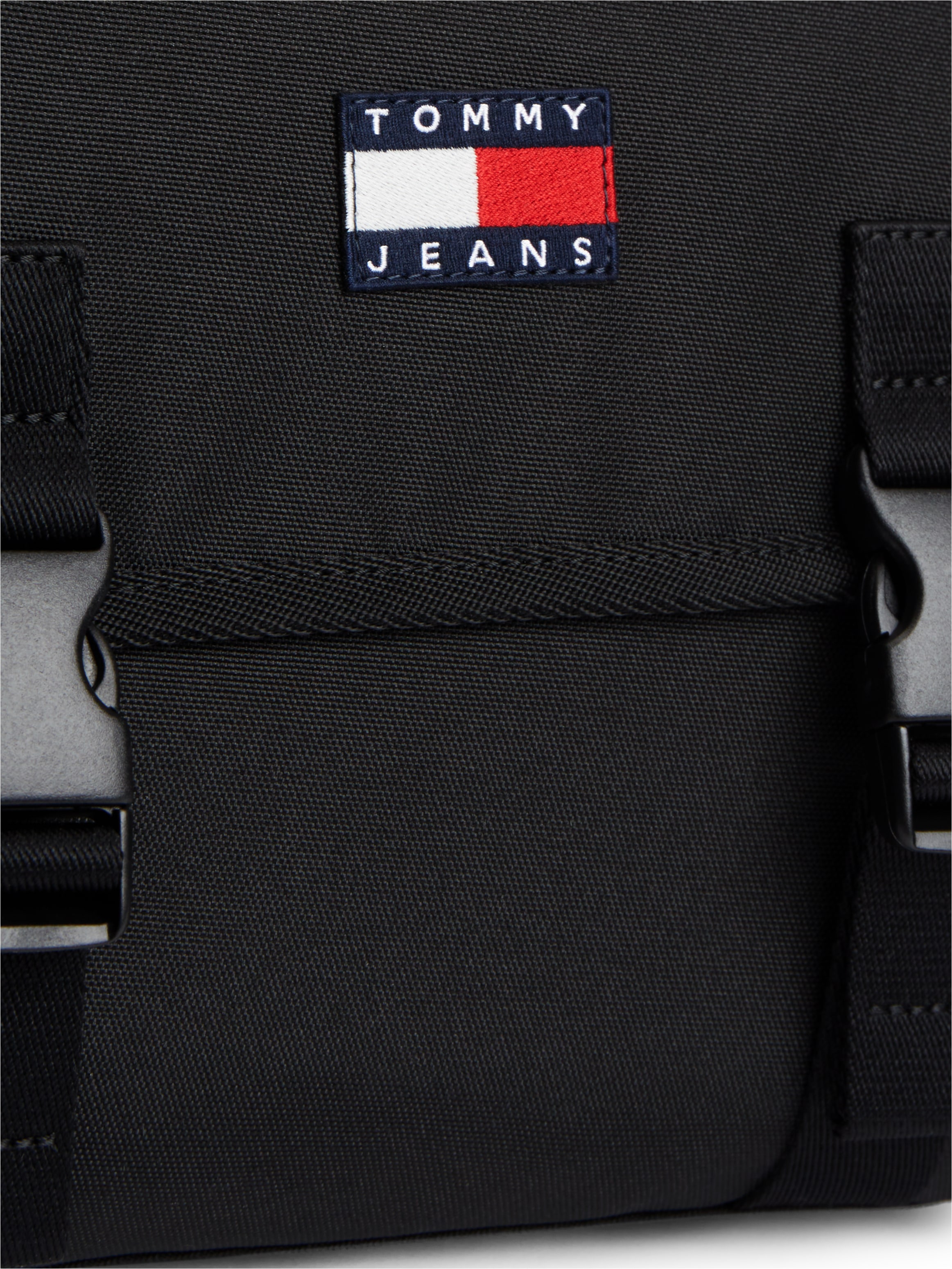 Tommy Jeans Sac de messager »TJM ESS DAILY MESSENGER« Damen Schultertasche, Geschäftstasche mit Logo-Aufnäher