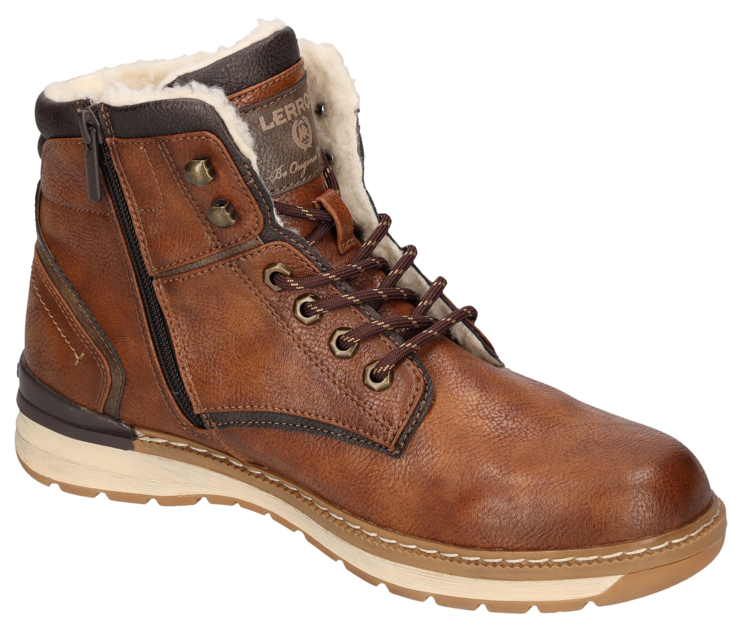 LERROS Bottes d'hiver  bottes casual, bottes d’hiver avec doublure chaude
