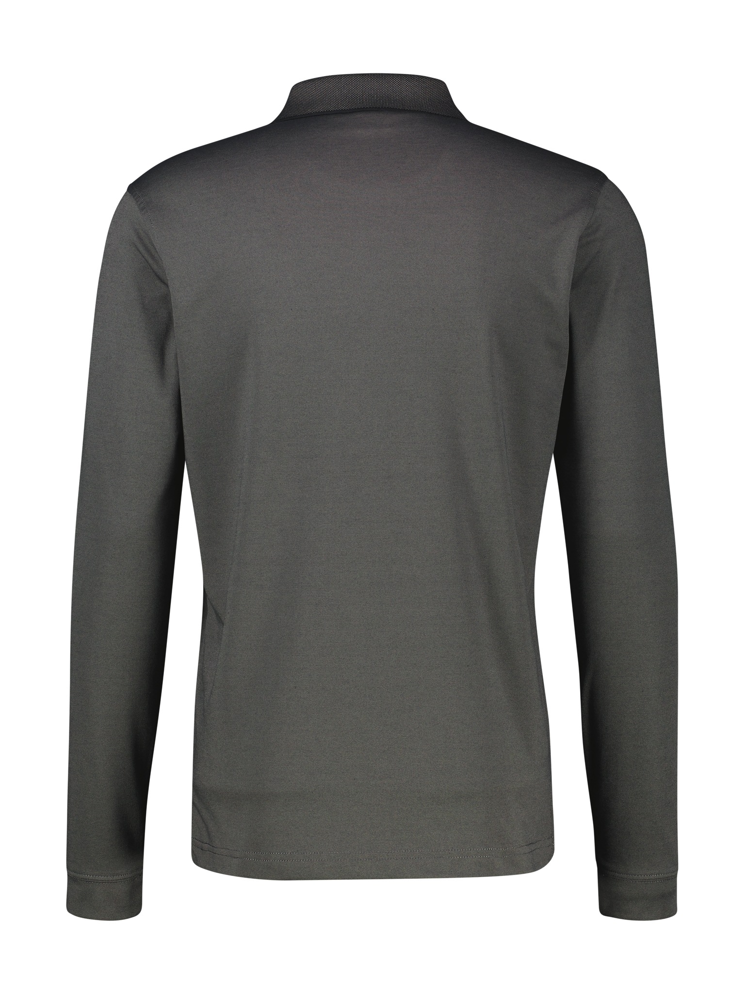 LERROS Langarm-Poloshirt mit Logo-Stickerei