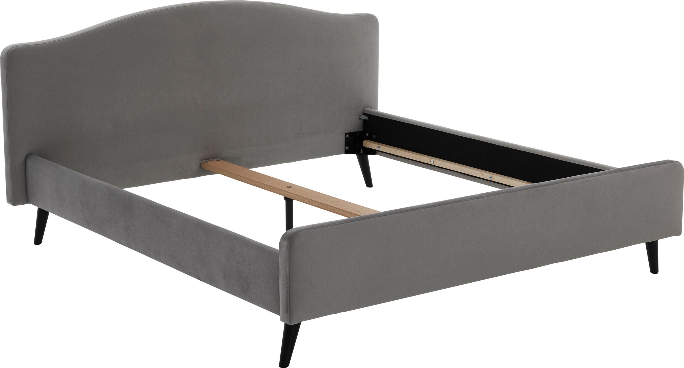 ATLANTIC home collection Polsterbett »Tamiga« mit Massivholzfüsse