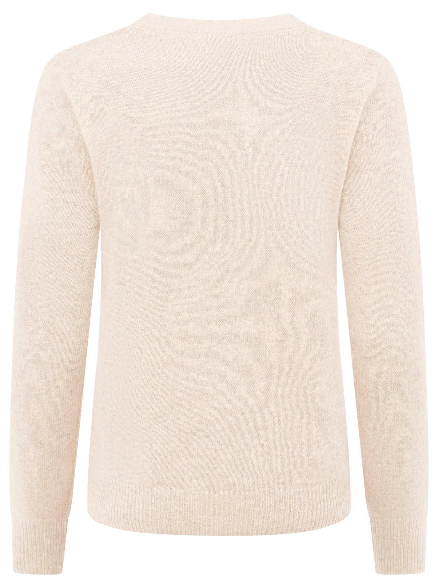 Zwillingsherz Pull en tricot »"LOVE" wording« Rundhals, mit LOVE Aufschrift in Neonfarbe