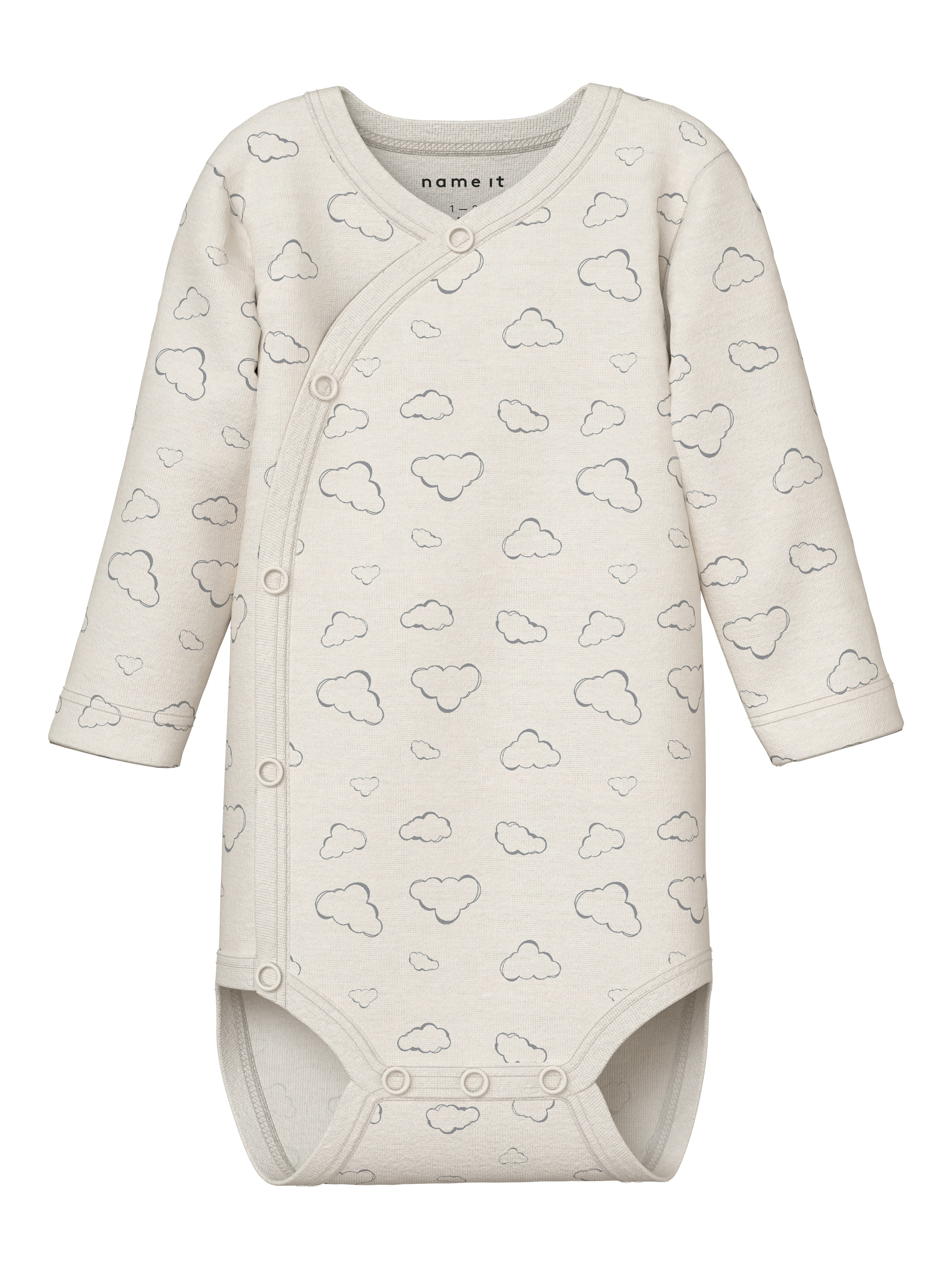 Name It Body à langer à manches longues »NBNBODY 2P LS WRAP CLOUD NOOS« Packung, 2 pièces