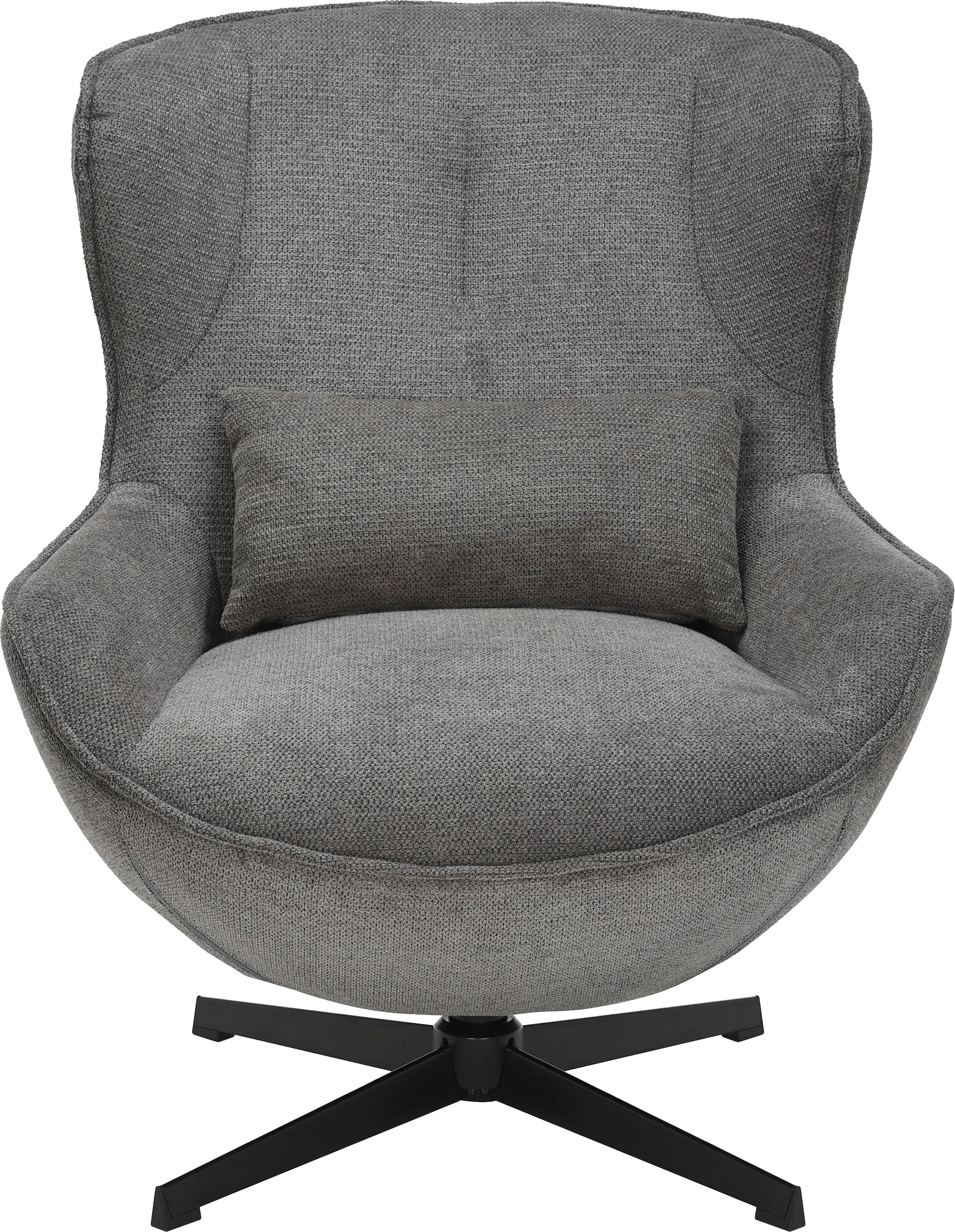 GOODproduct Fauteuil »YOLLI Relaxsessel, TV-Sessel mit Hocker« 360° Grad drehbar, Struktur-Bezug