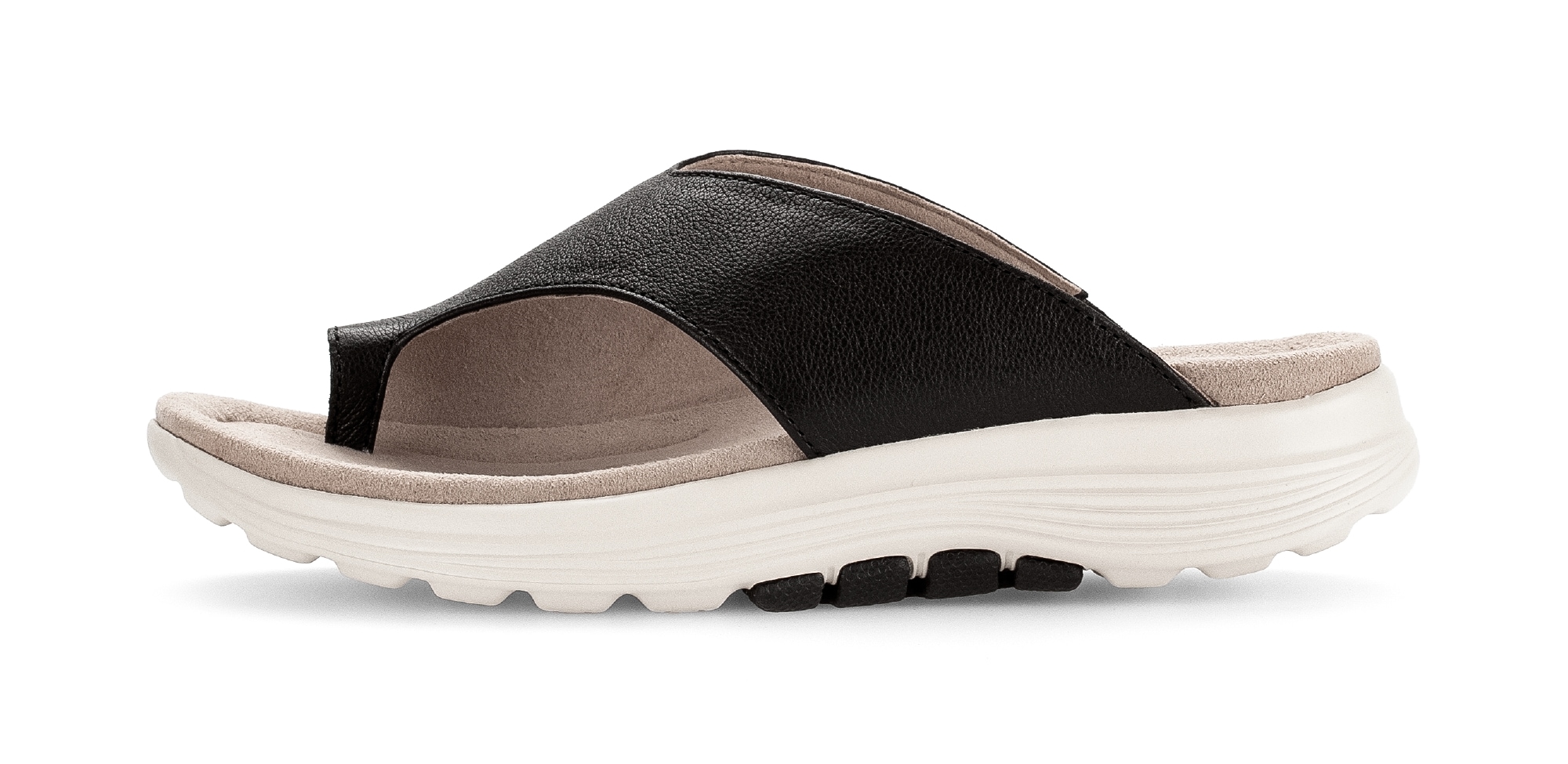 Gabor Dianette  Tongs, chaussure d'été avec lanière d'orteil souple, largeur G