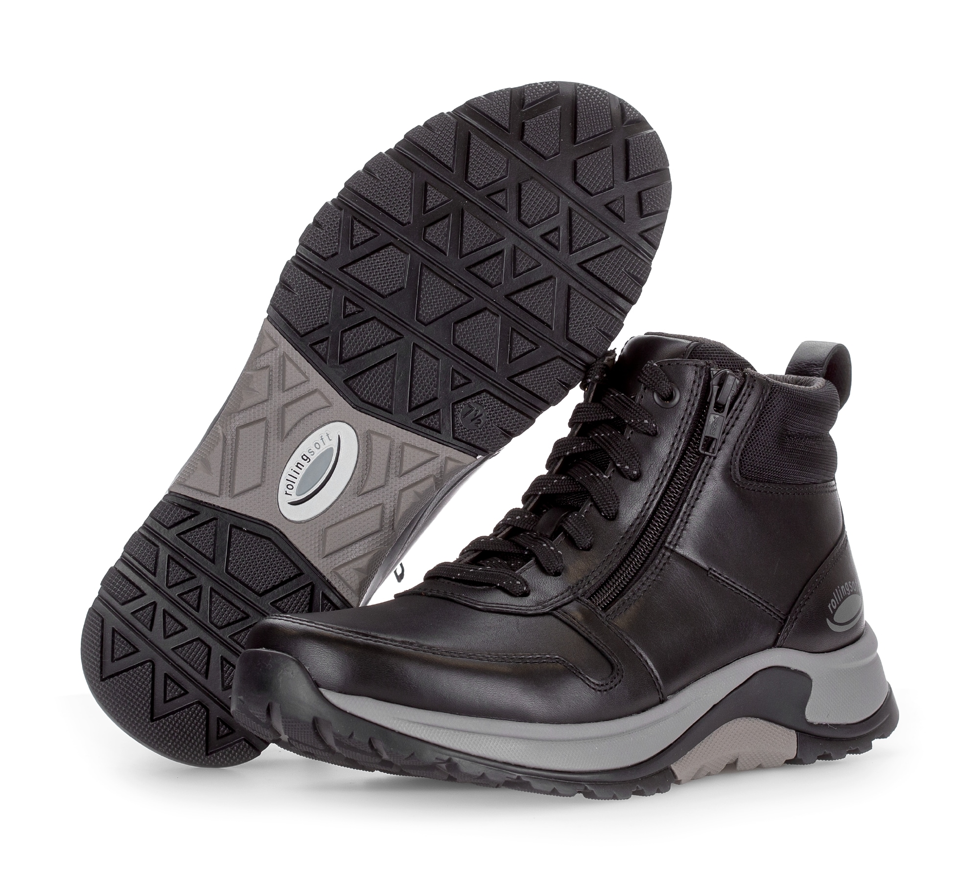 rollingsoft Sneakers  , bottines à lacets, chaussure confortable en largeur G (= large)