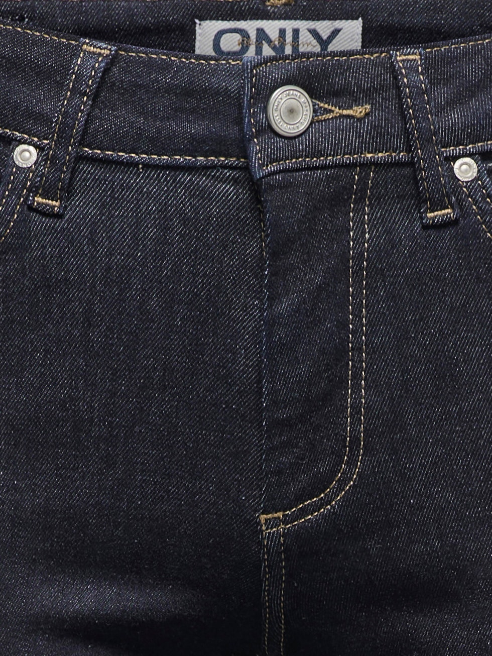 ONLY Straight-Jeans »ONLBLUSH MID STRAIGHT DNM TAI774 NOOS« Baumwollmischung