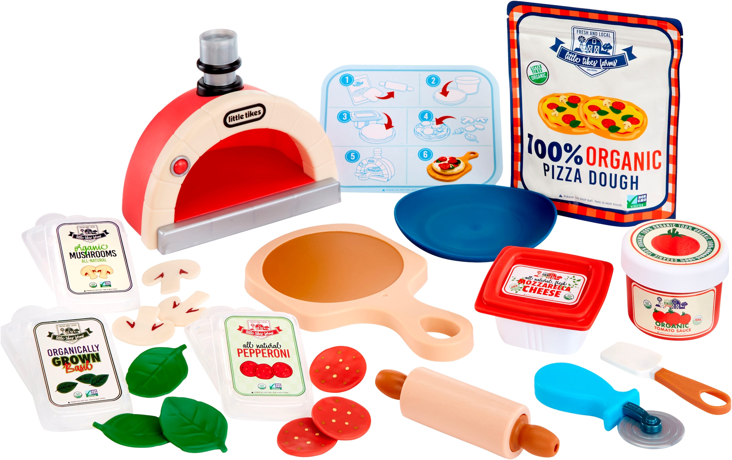 Little Tikes® Aliments pour enfants »Creative Chefs Pizza Kit«