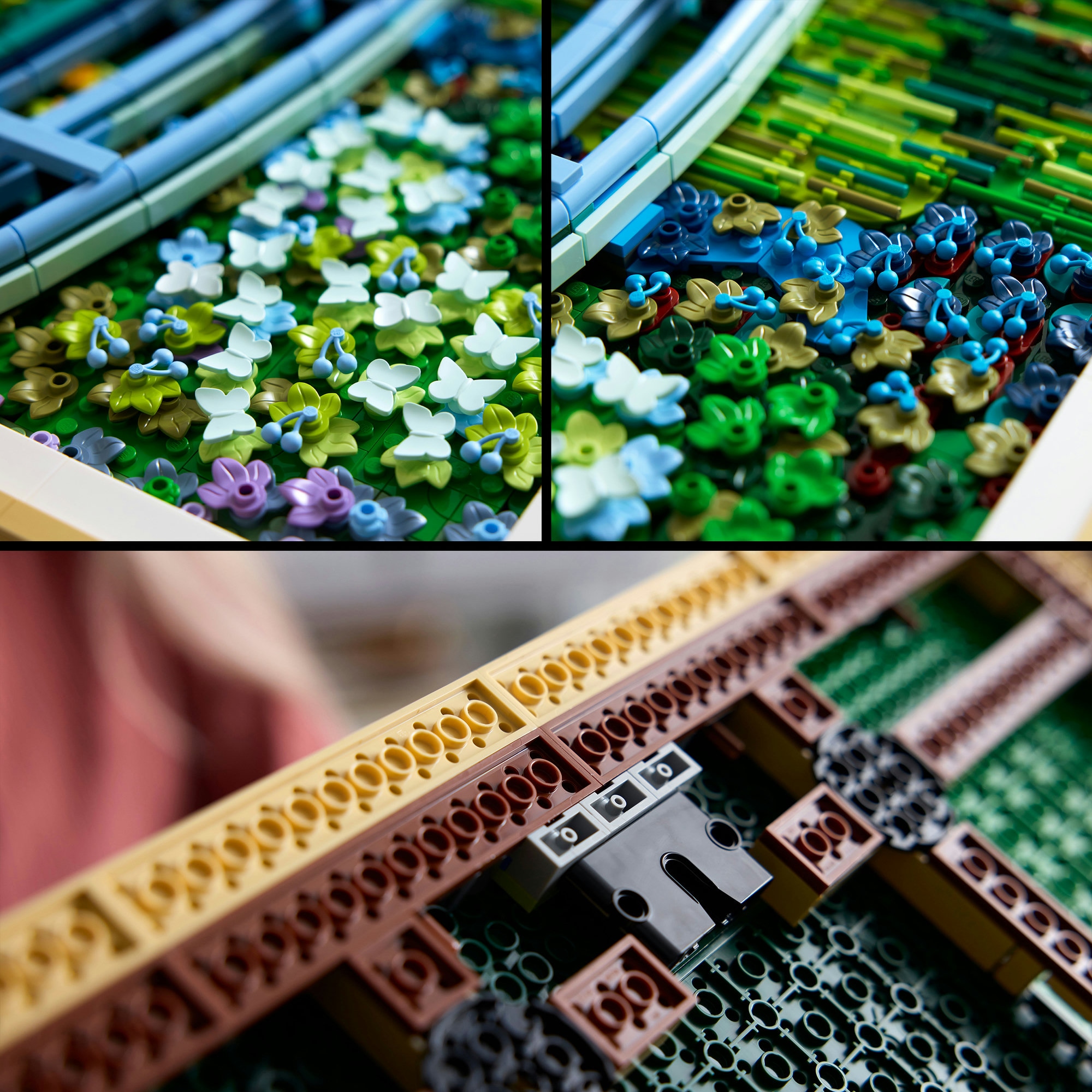 LEGO® Konstruktionsspielsteine »Claude Monet – Brücke über einen Seerosenteich (31220), LEGO ART«