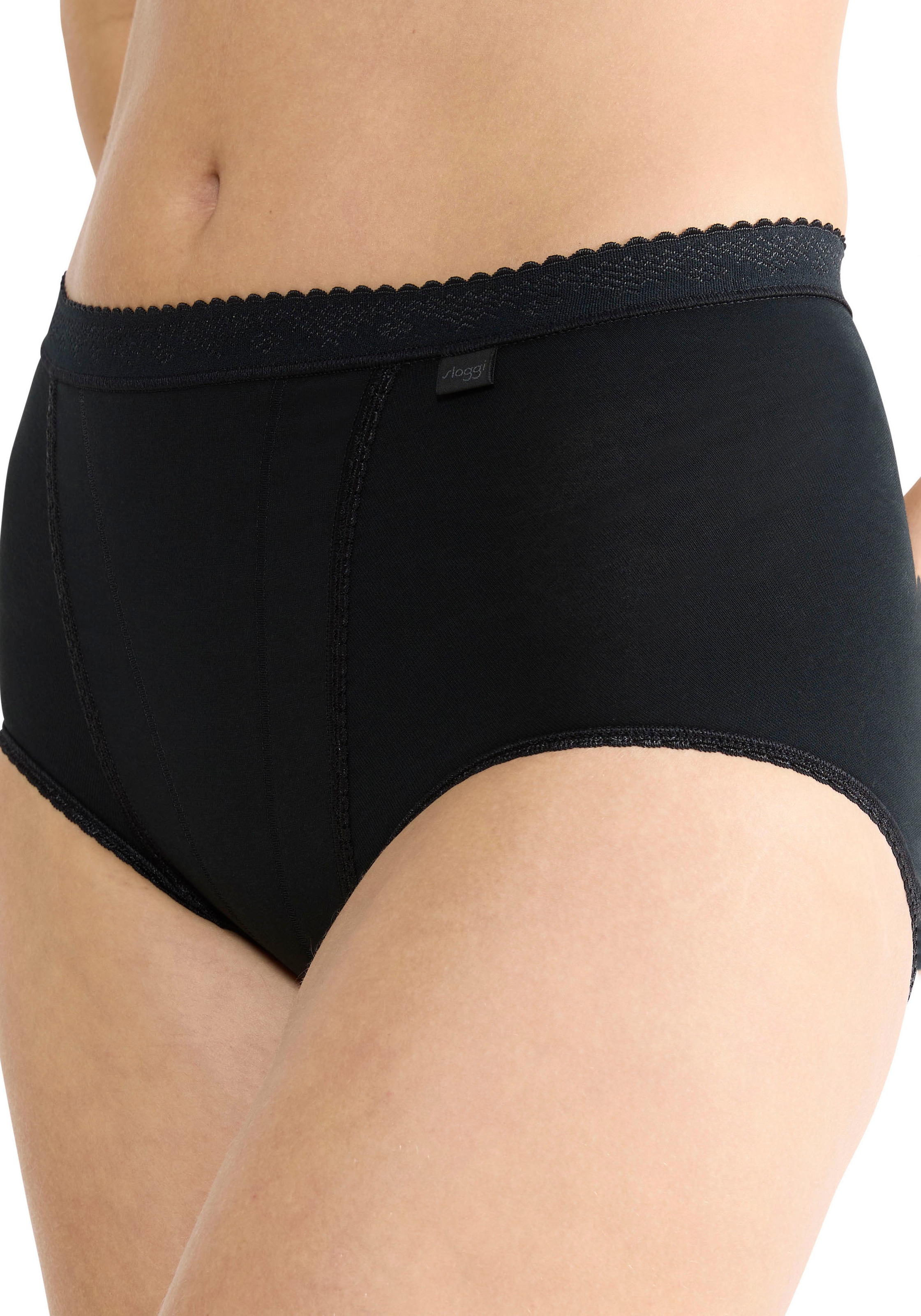 sloggi Slip gainant »Control« 2er Pack,  doppellagige Bauchpartie, formend, Baumwollmix, elastisch