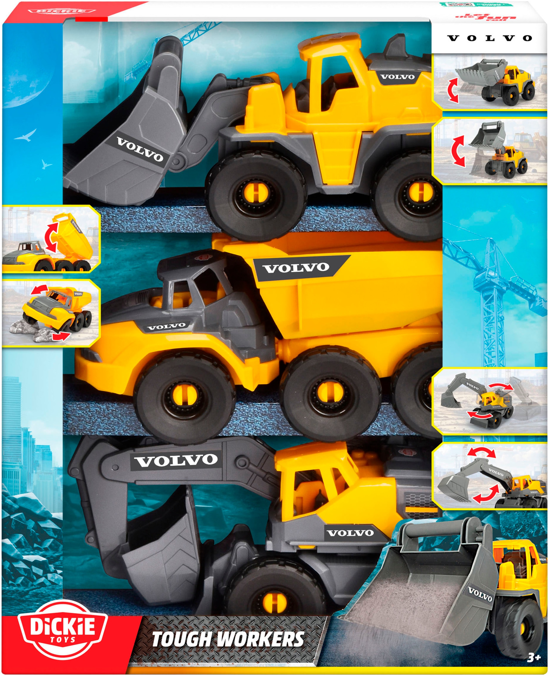 Dickie Toys Jouet de construction »Volvo Tough Work Force«