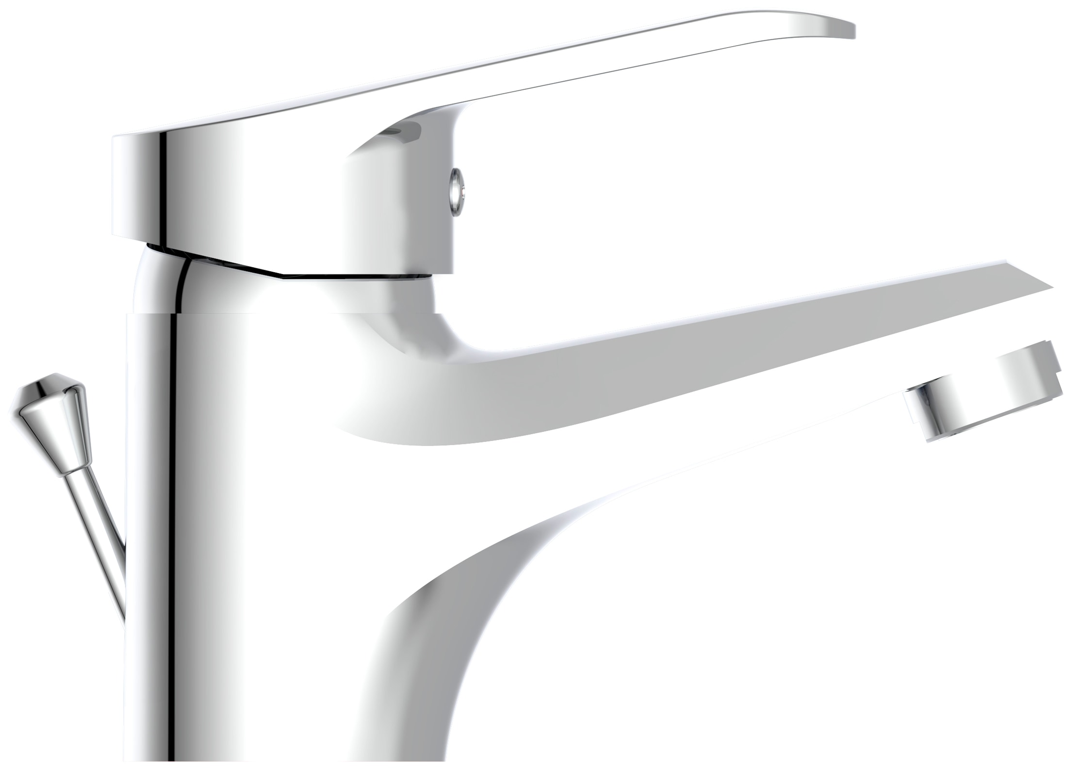 Schütte Robinet de lavabo »Tessa« avec tige de traction, garniture de vidange, mitigeur, chrome