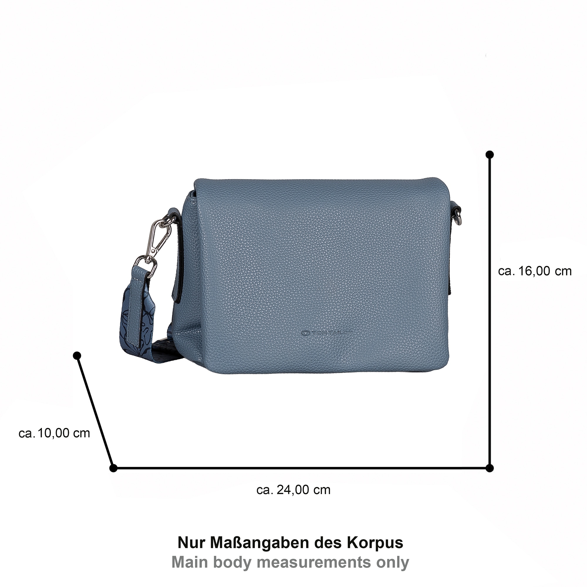 TOM TAILOR Sac à bandoulière »Orla« Sac à bandoulière pour femme, avec sangle parfaitement assortie