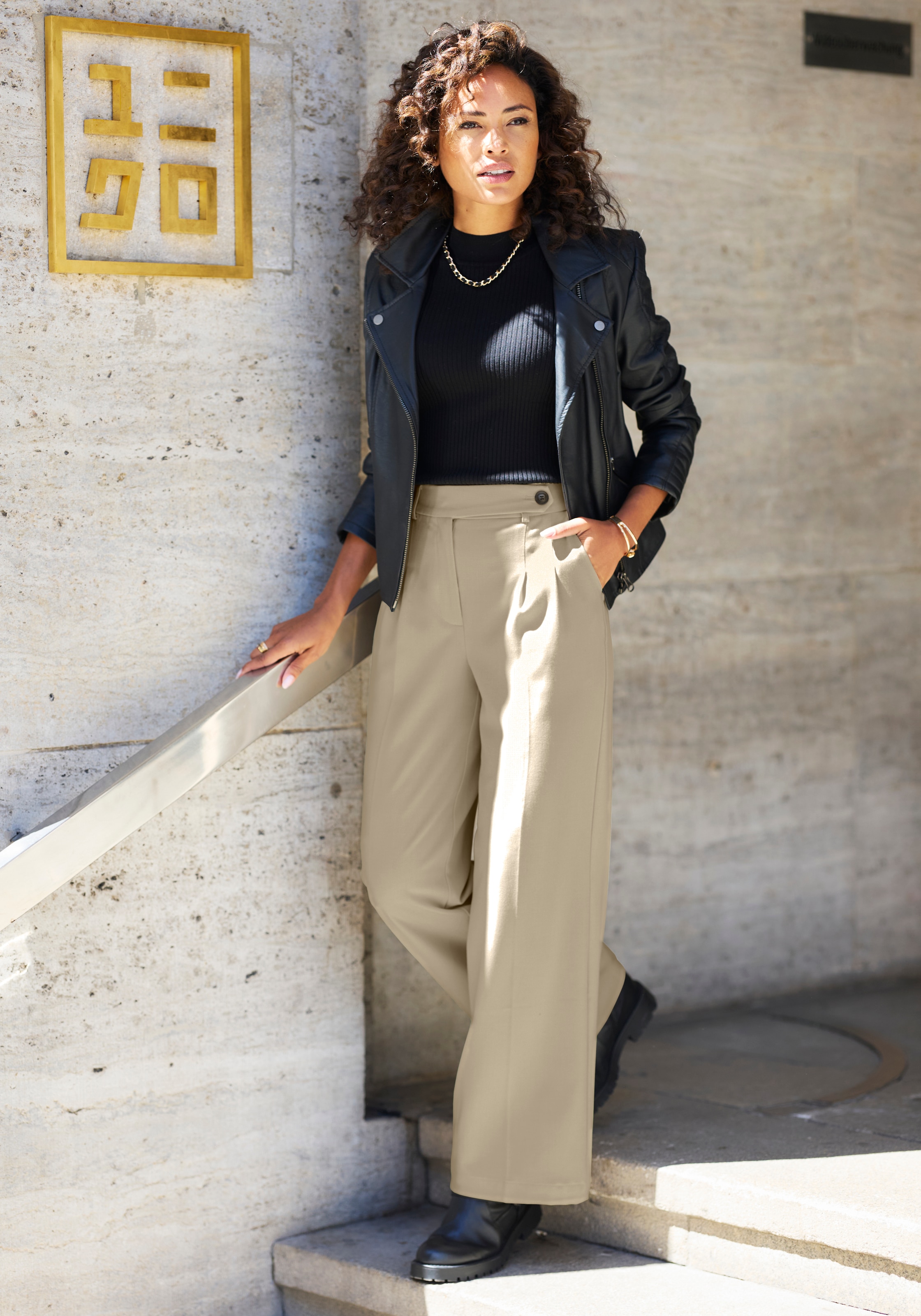 LASCANA Palazzohose  im Business-Look, elegante Anzughose mit Taschen