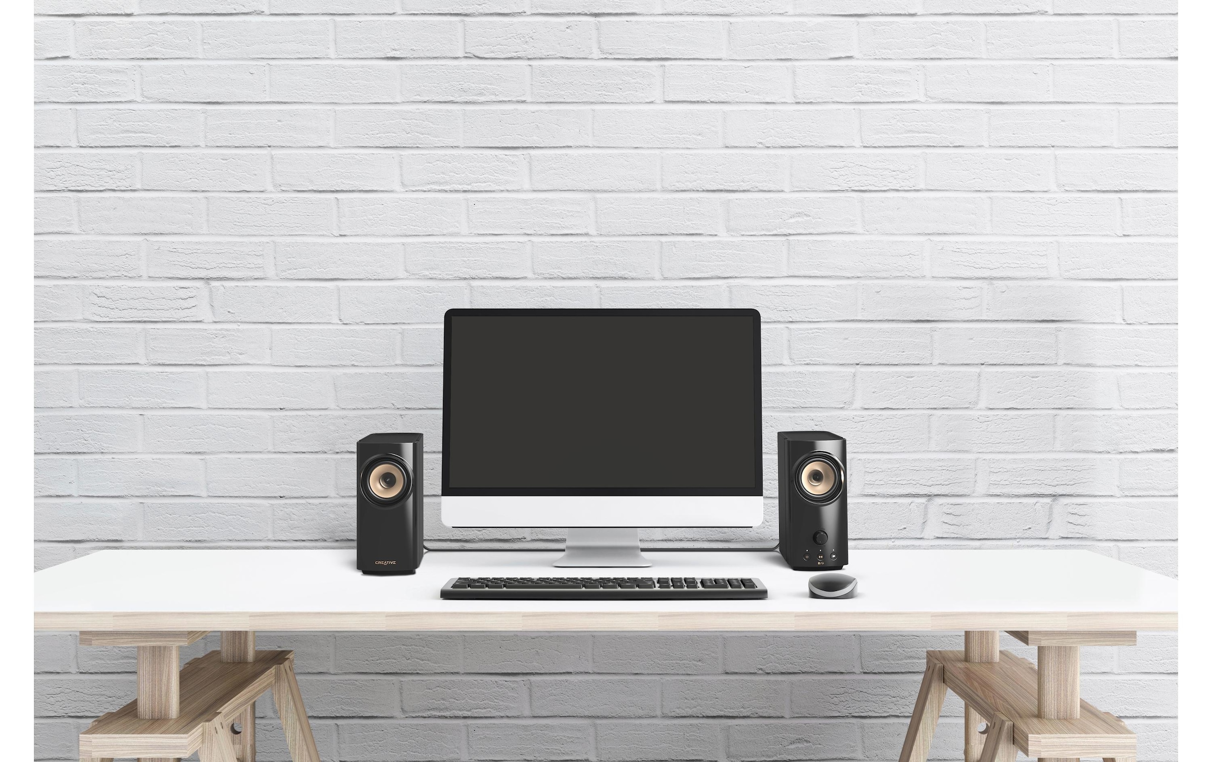 Creative PC-Lautsprecher »T60« 2.0 (Bluetooth Lautstärkeregelung | Pairing 30 W)