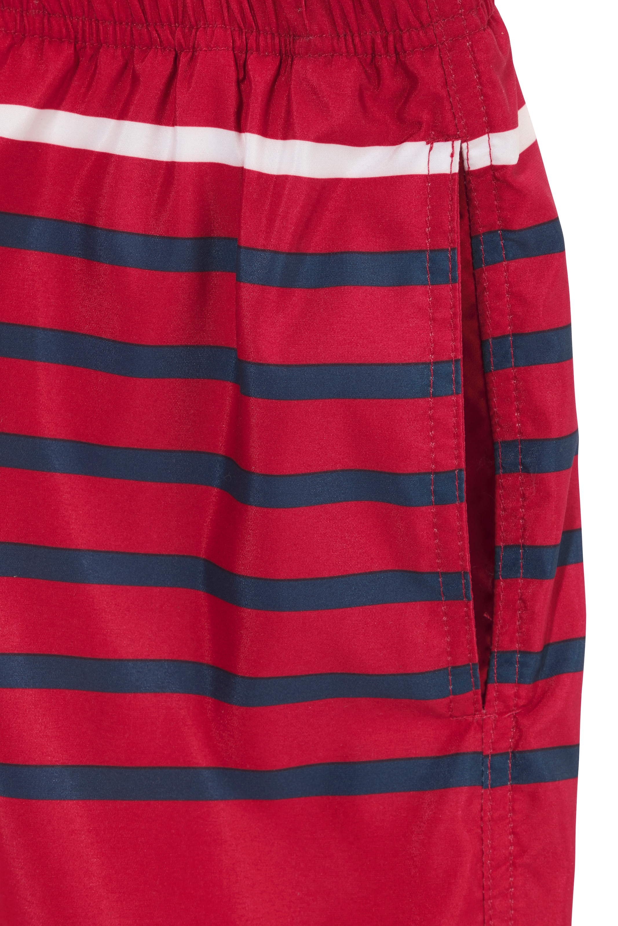 John Devin Short de bain mit platziertem Streifendesign