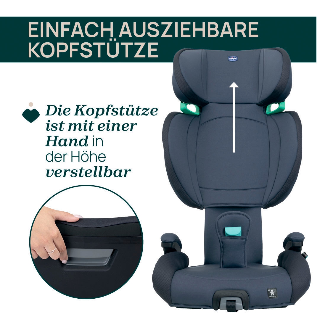 Chicco Autokindersitz »Quizy i-Size« (100-150 cm)