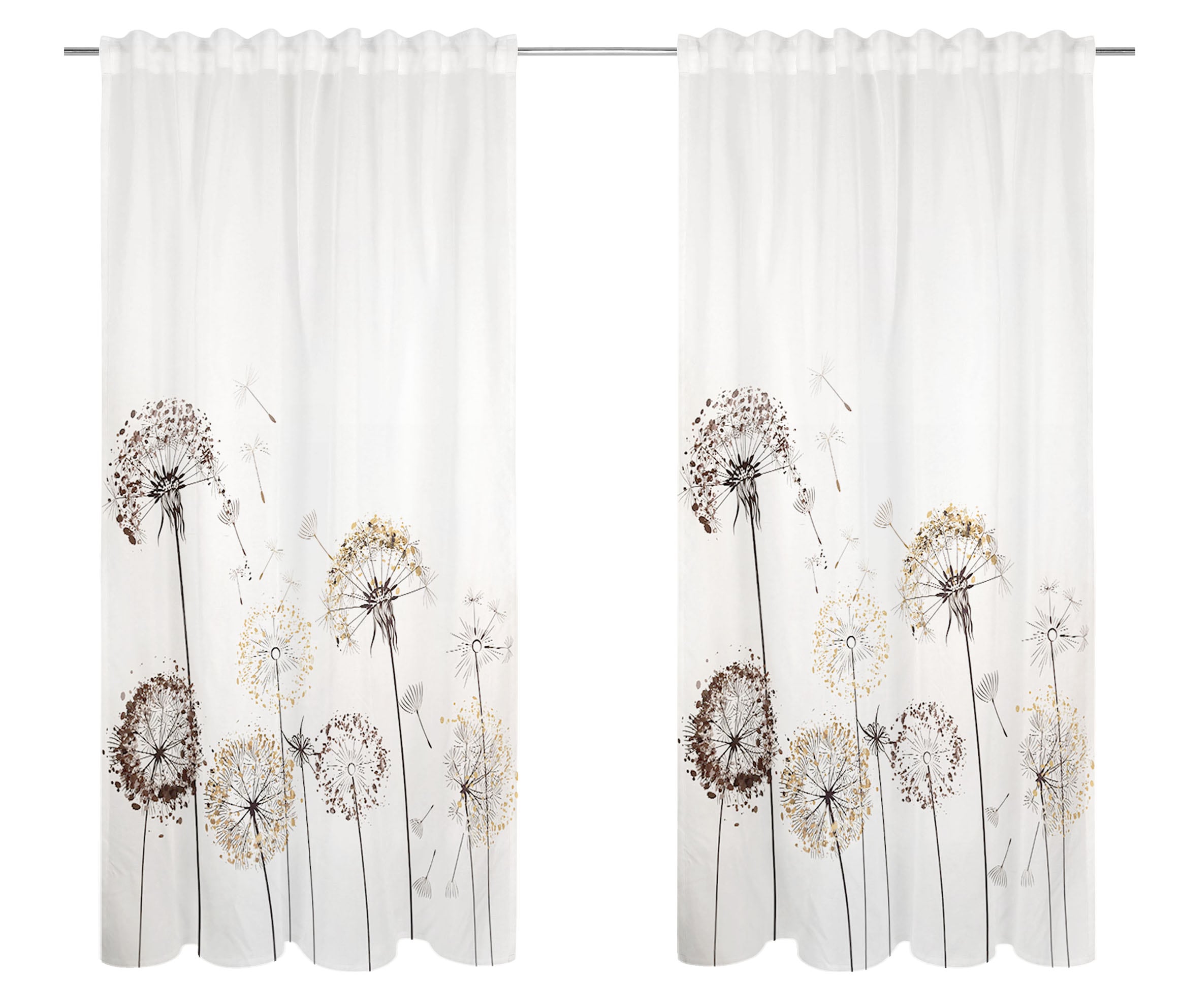GOODproduct Gardine »Nannette« Multifunktionsband 1 Stk. tlg. halbtransparent, gemustert, pflegeleicht, verschiedene Grössen,