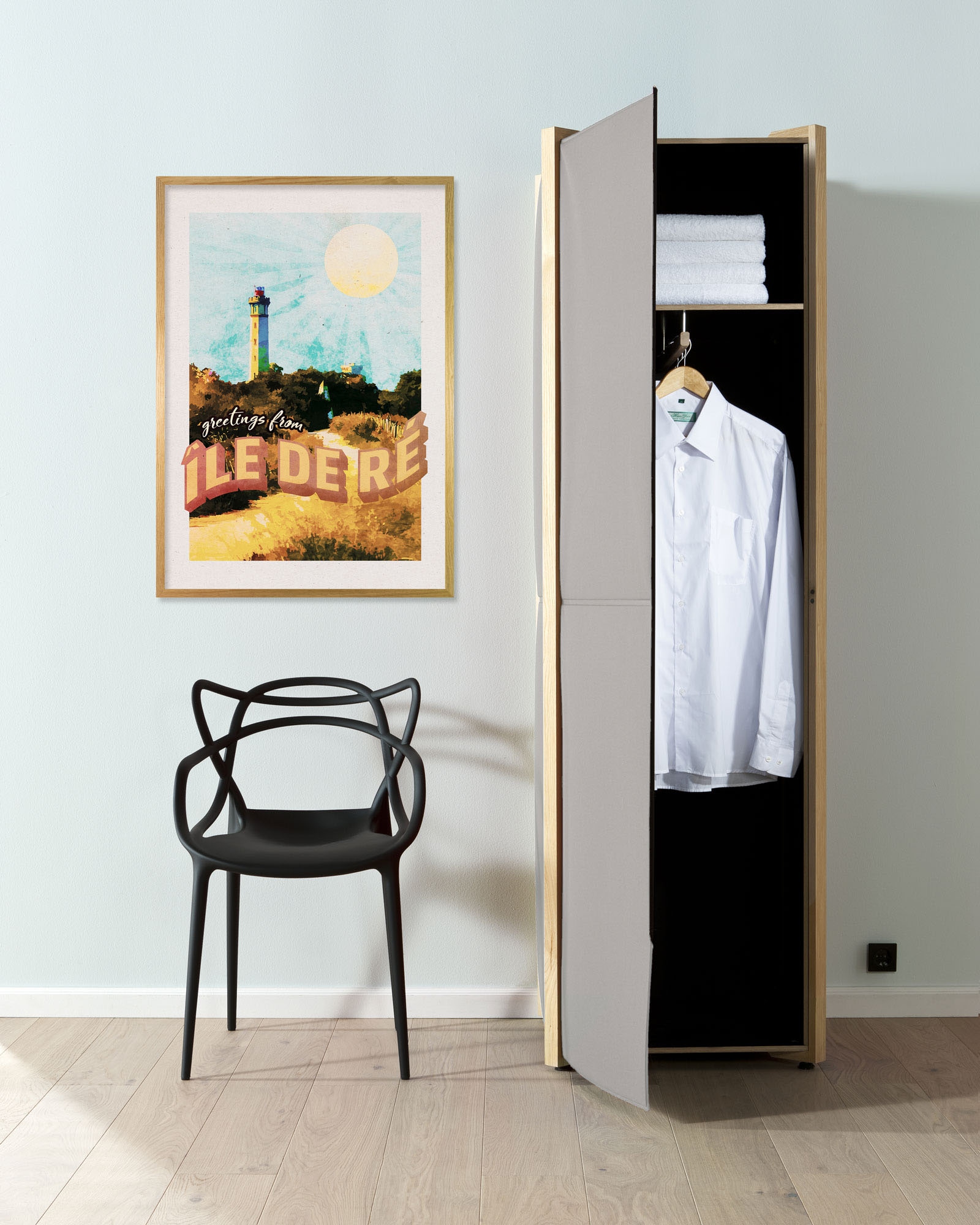 Komar Image »Vintage Travel Île de Ré« 1 cuis tlg. Wandbild zur Dekoration - ohne Rahmen