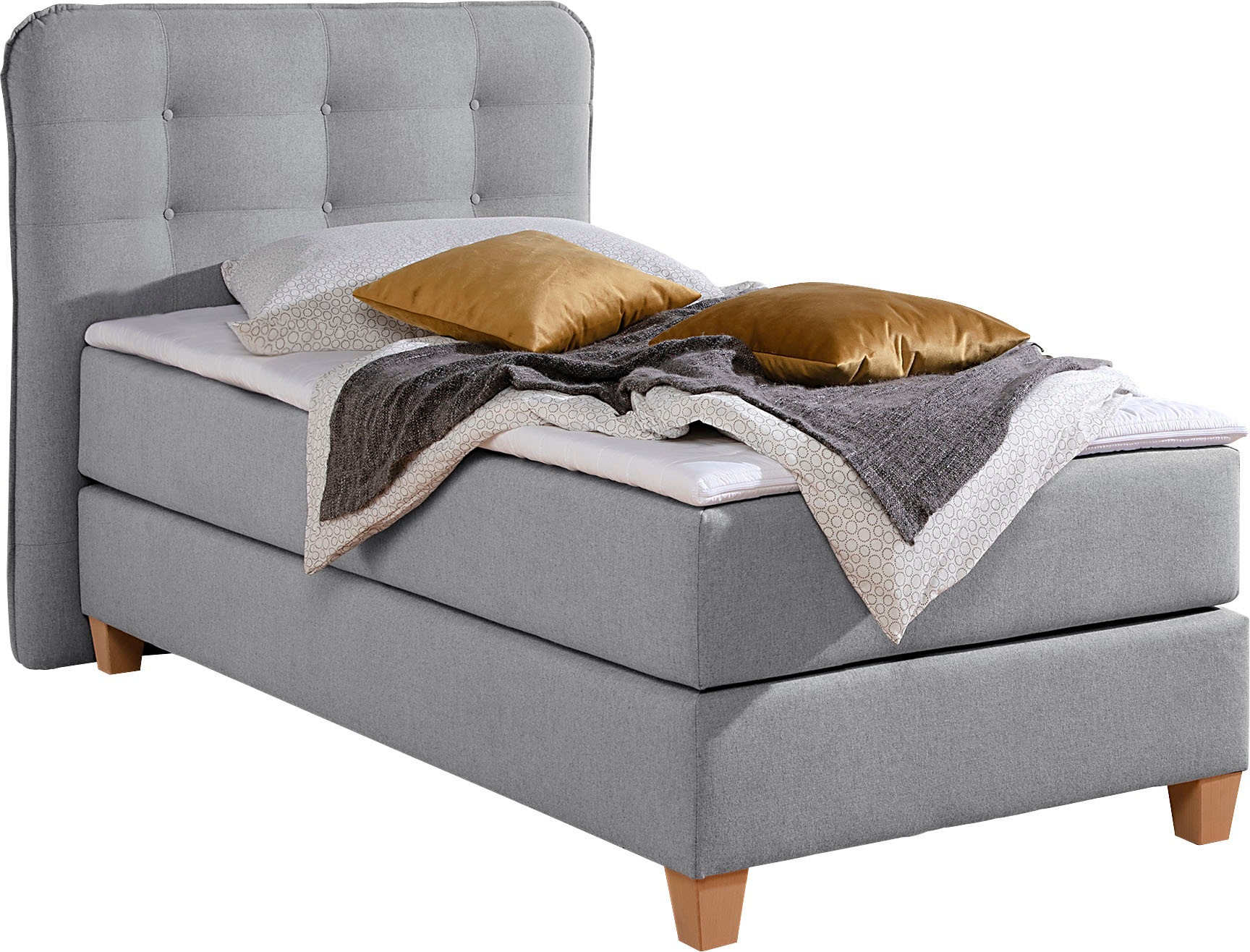 Home affaire Lit boxspring inklusive Komfortschaum-Topper