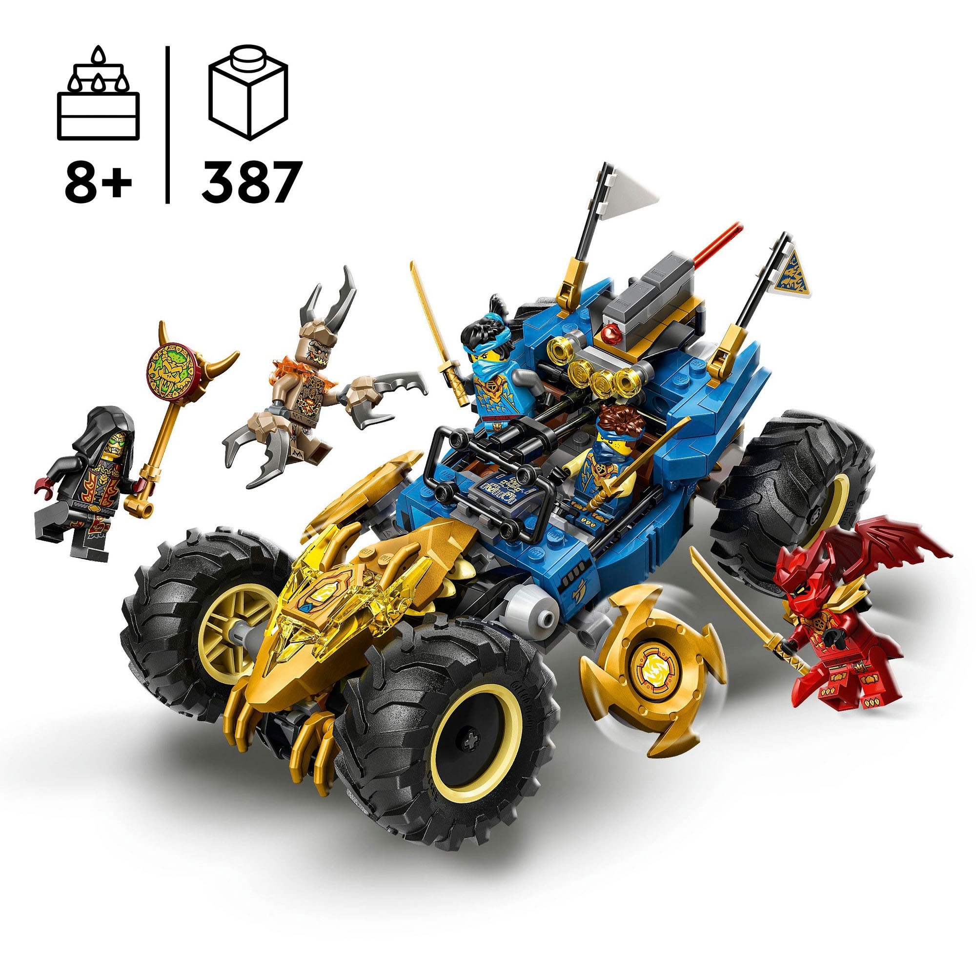 LEGO® Pions de construction »Jays Transformationsflitzer (71856), LEGO Ninjago« Made in Europe